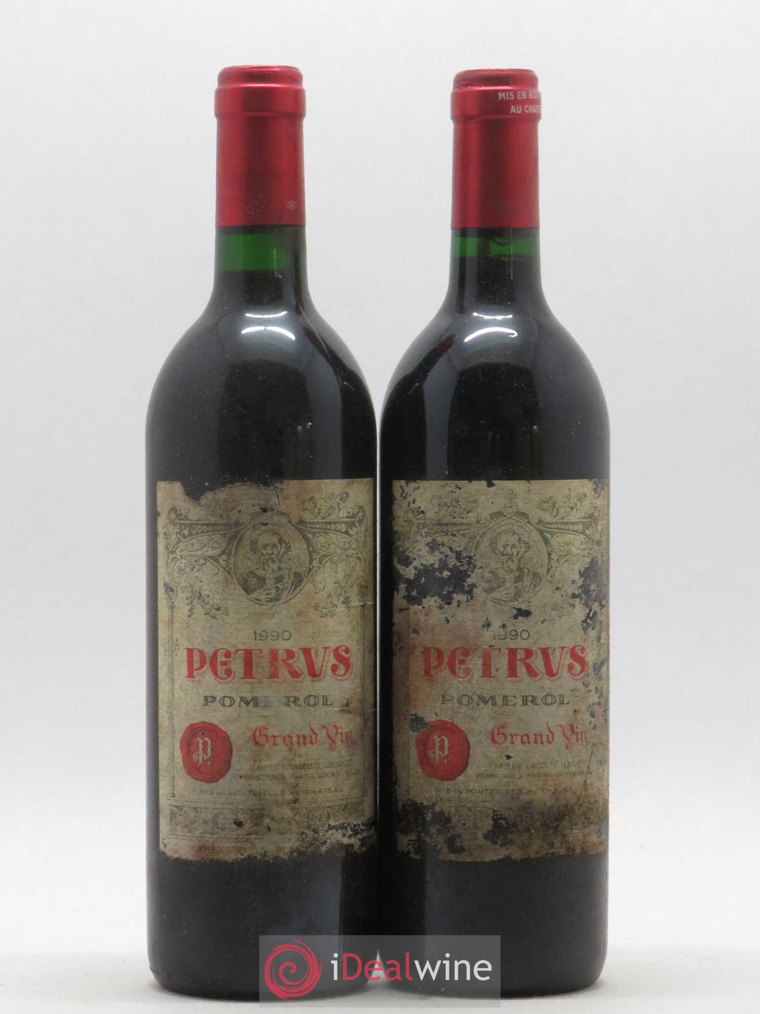 Petrus 1990 - Lot de 2 bouteilles - 0
