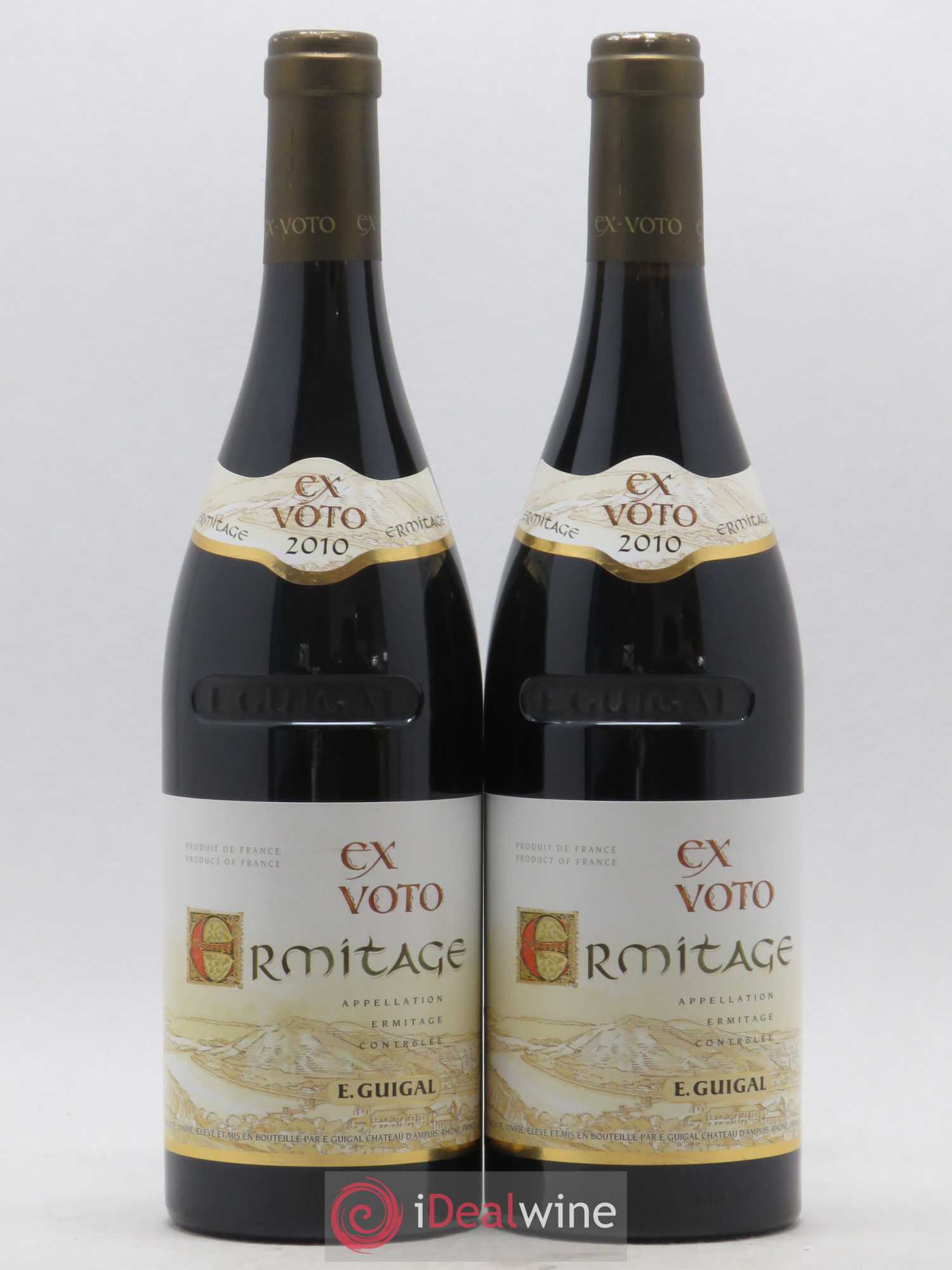 Ermitage Ex Voto Guigal 2010 - Lot de 2 bouteilles - 0