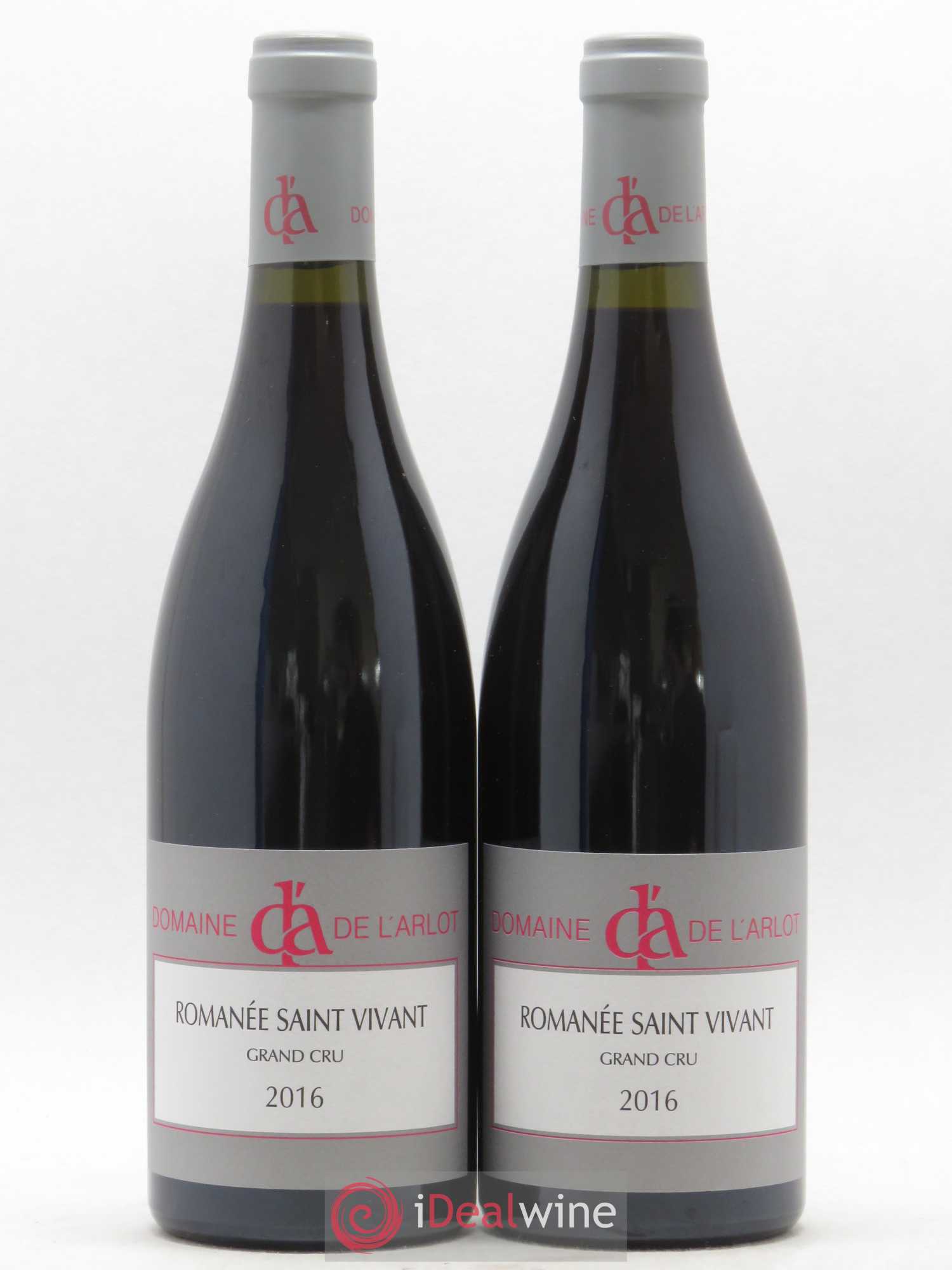 Romanée-Saint-Vivant Grand Cru Domaine de l'Arlot 2016 - Lot de 2 bouteilles - 0