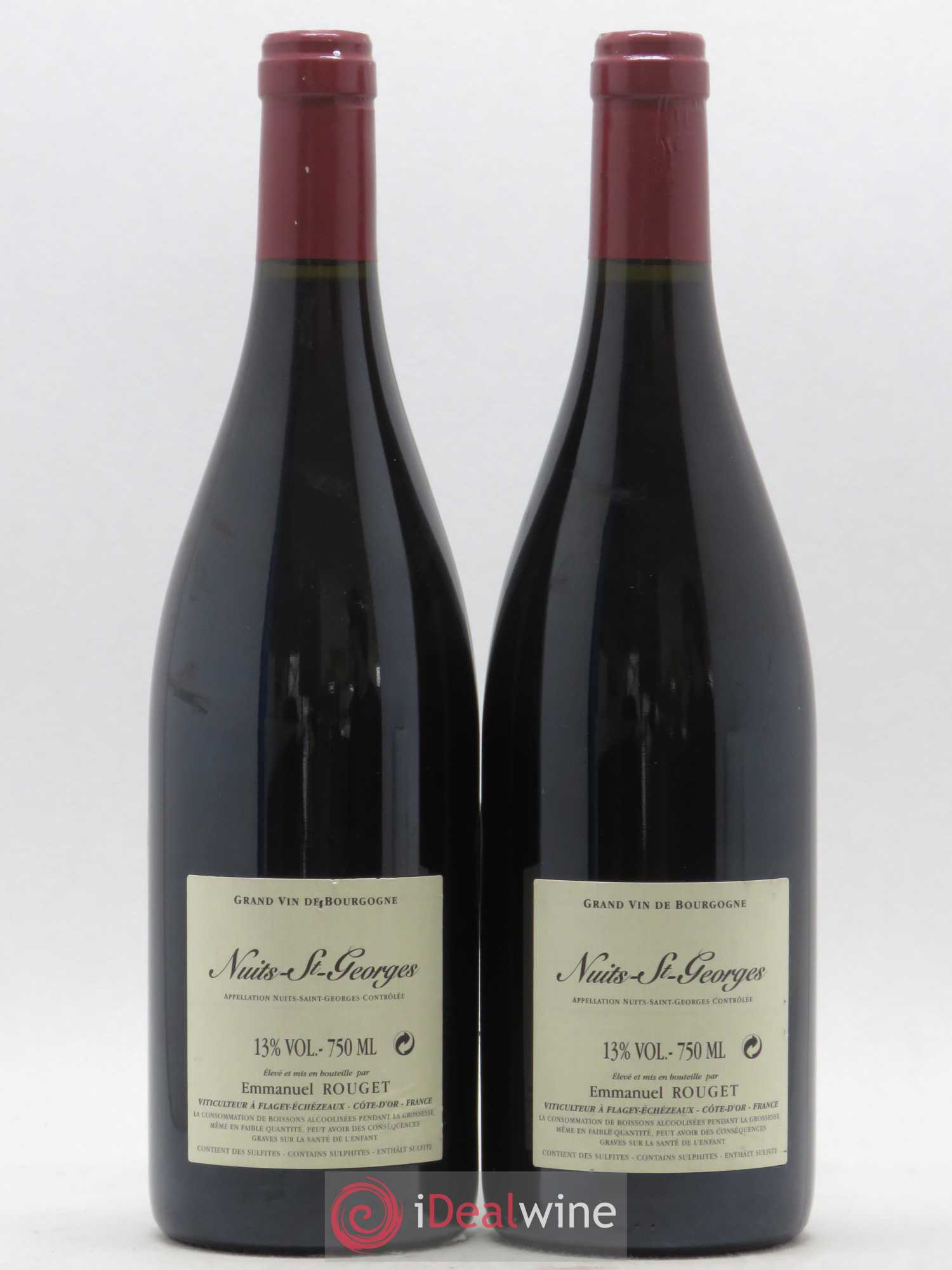 Nuits-Saint-Georges Emmanuel Rouget 2009 - Posten von 2 Flaschen - 1