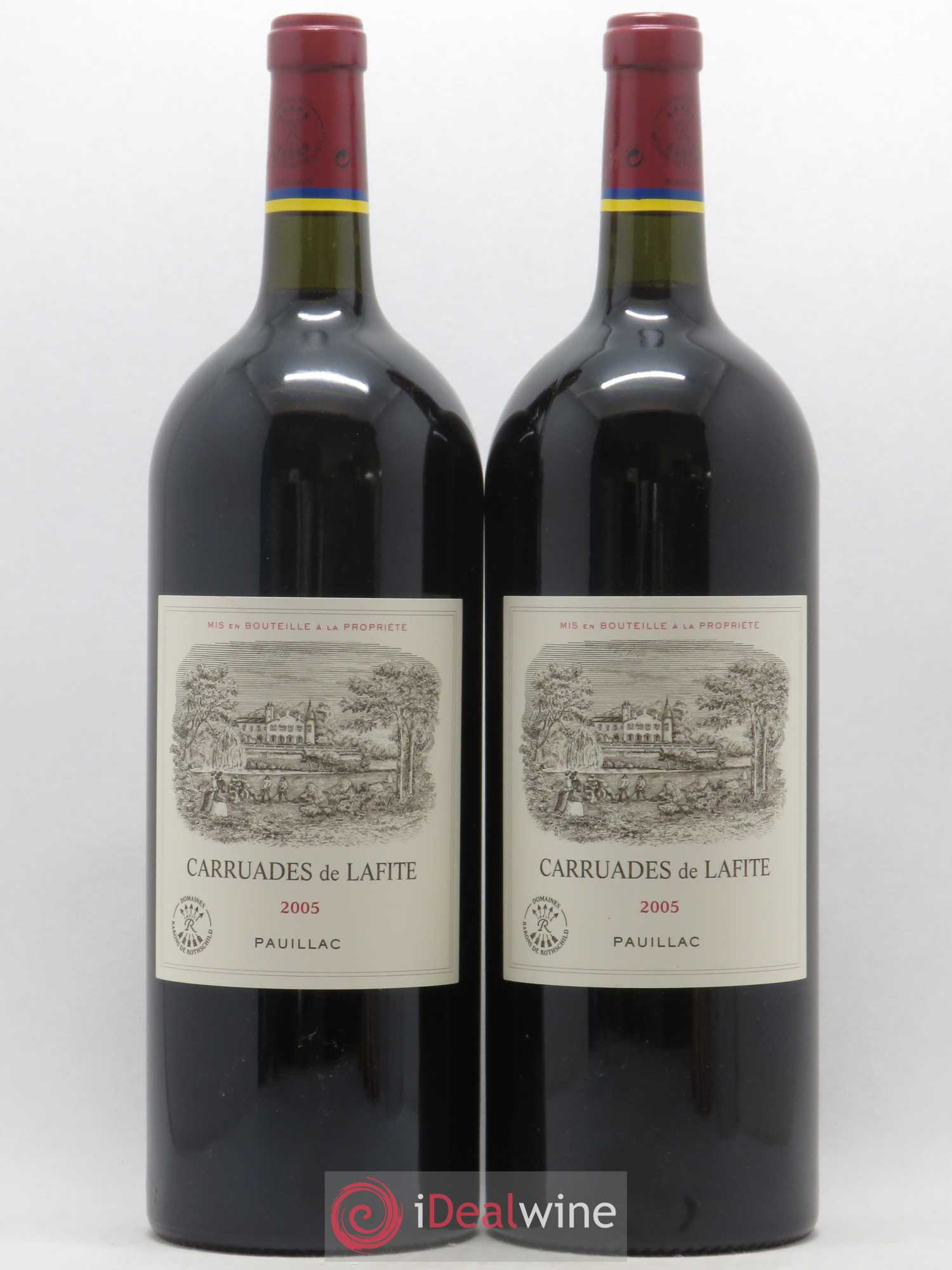 Carruades de Lafite Rothschild Second Vin 2005 - Lot de 2 magnums - 0
