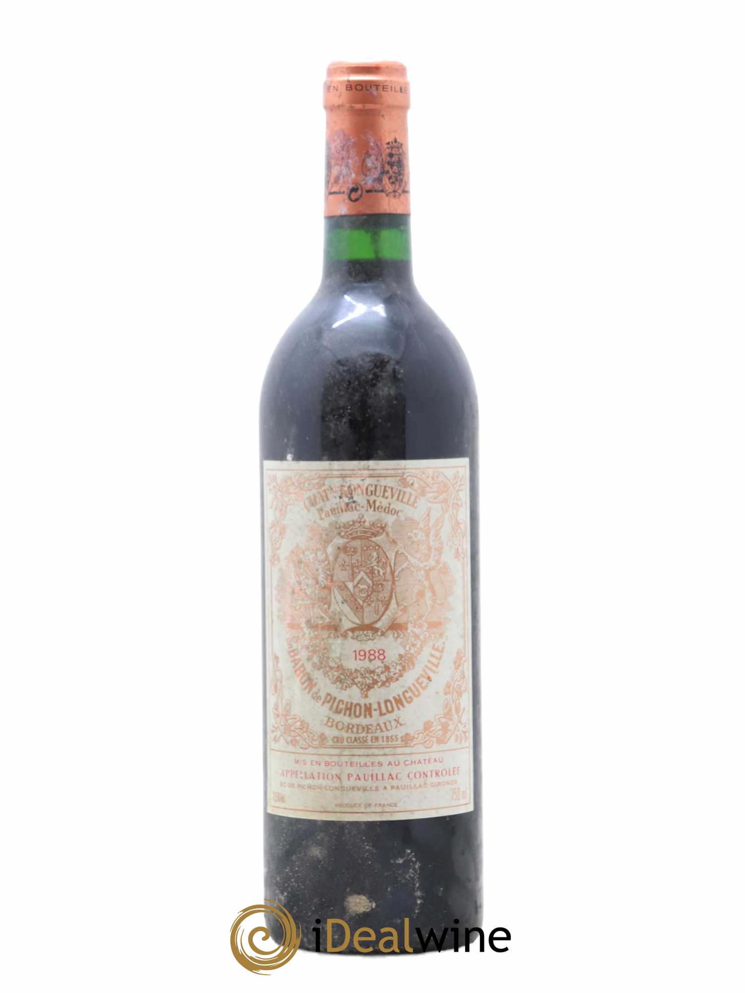 Pichon Longueville Baron 2ème Grand Cru Classé 1988 - Lot de 1 bouteille - 0
