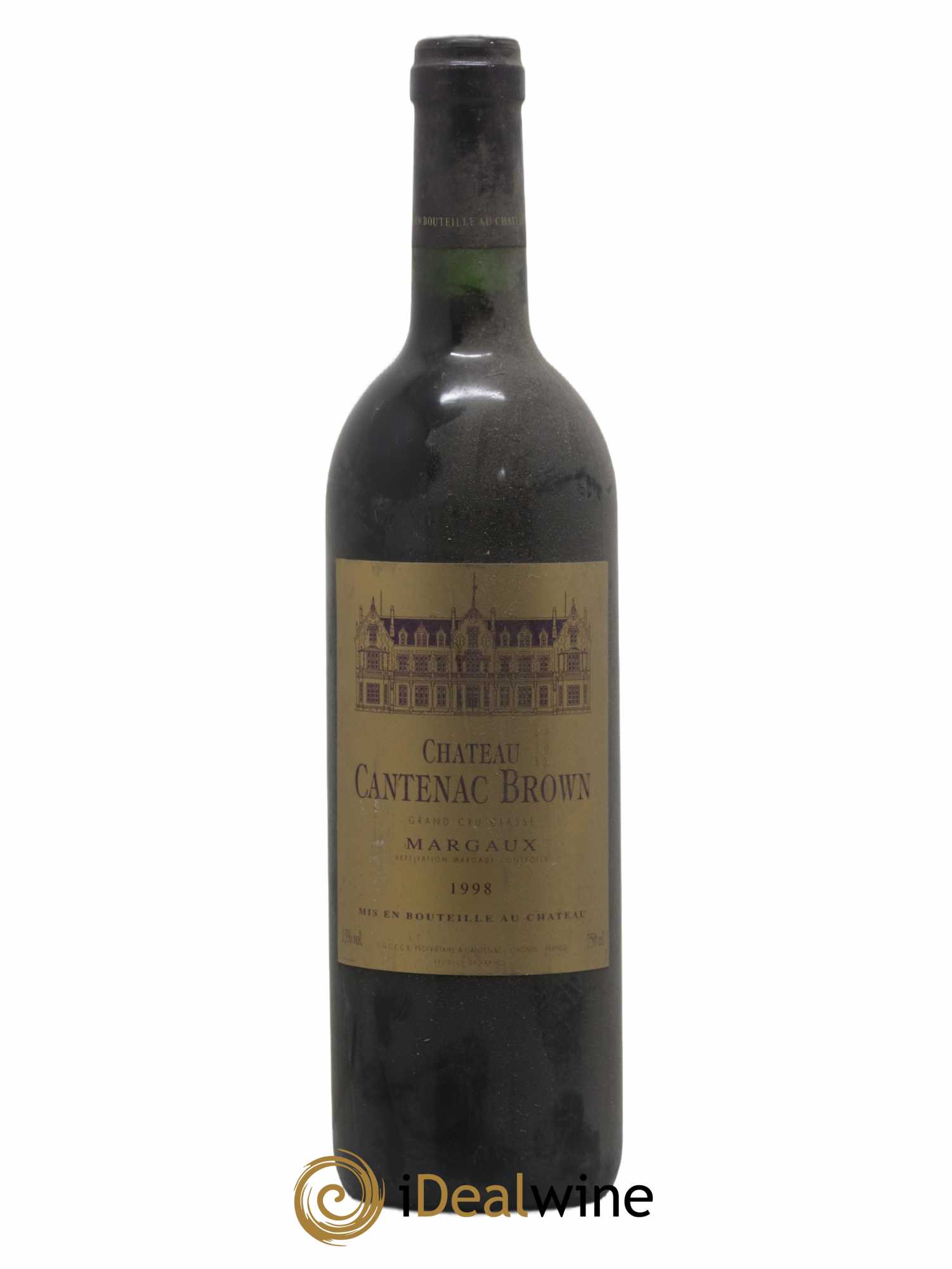 Château Cantenac Brown 3ème Grand Cru Classé 1998 - Lot de 1 bouteille - 0