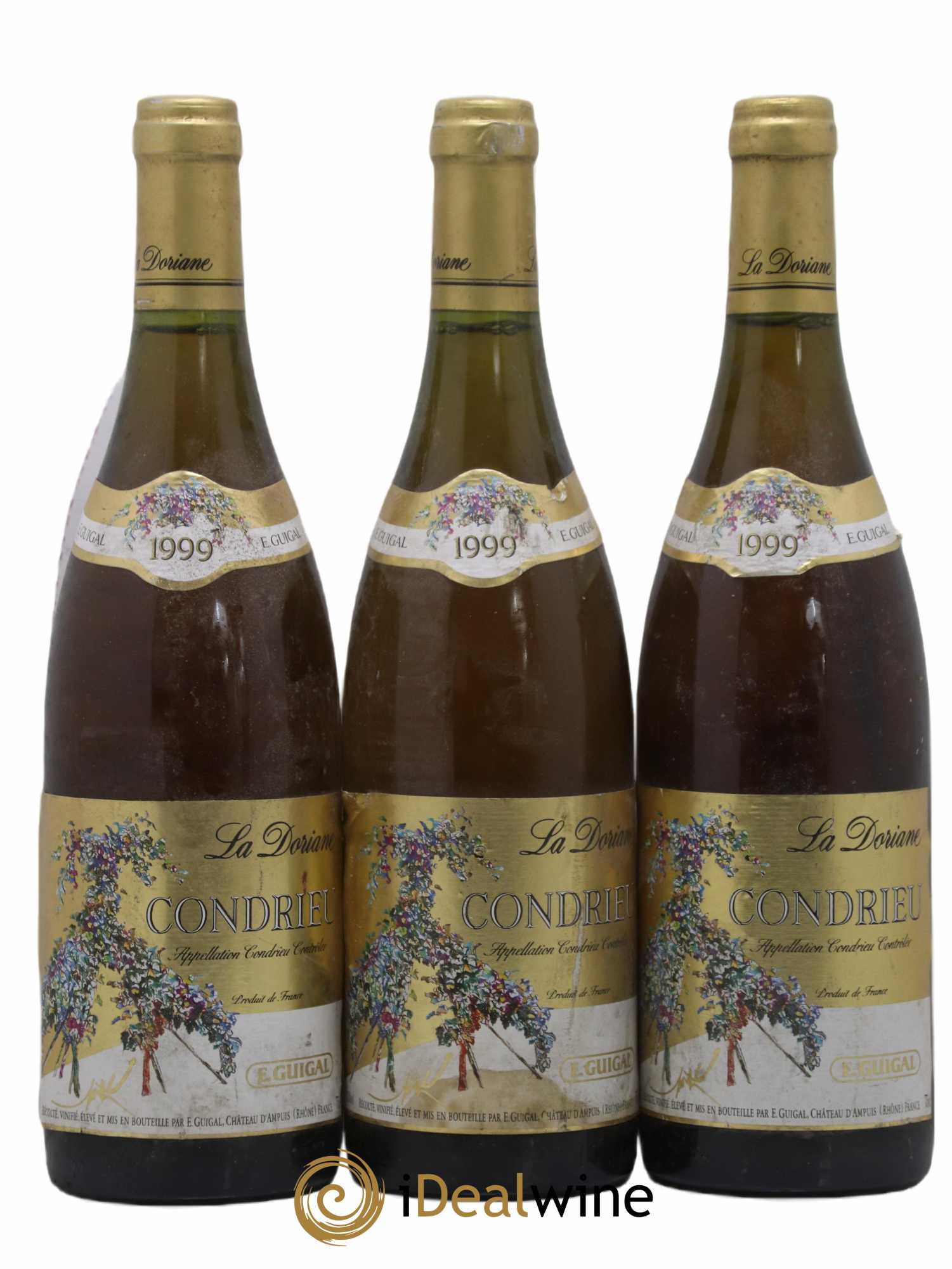 Condrieu La Doriane Guigal 1999 - Lot de 3 bouteilles - 0