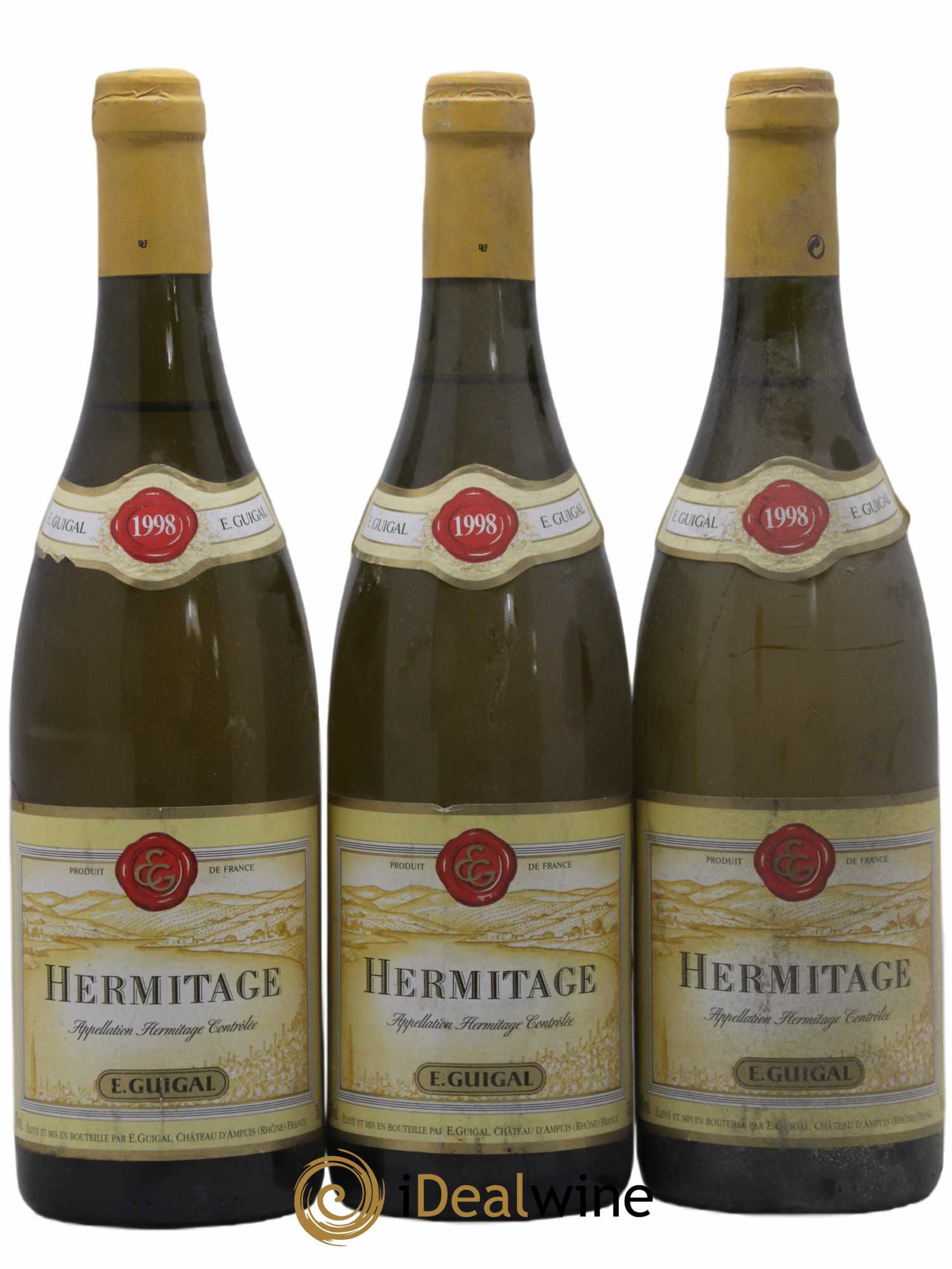 Hermitage Guigal 1998 - Lot de 3 bouteilles - 0