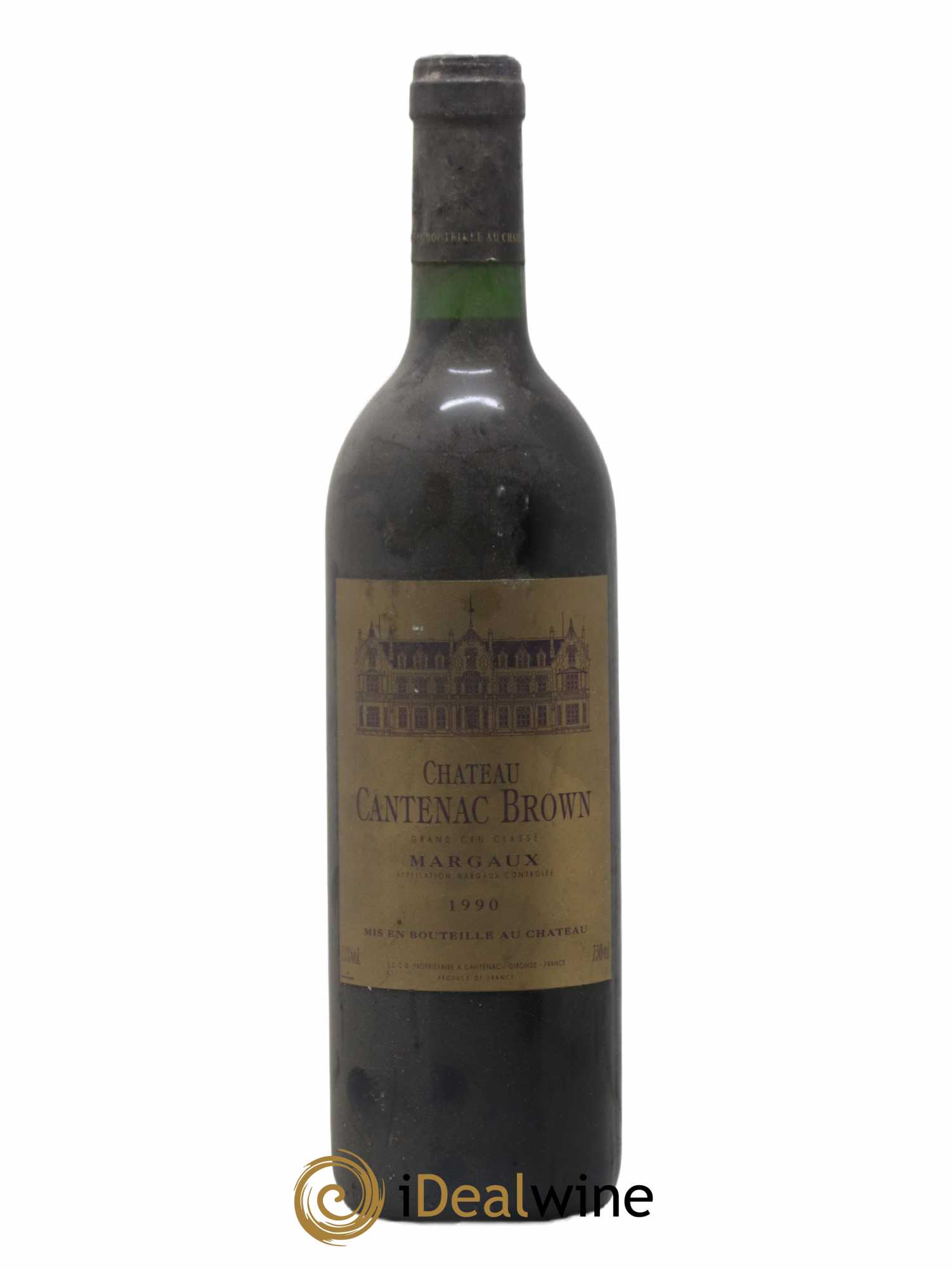 Château Cantenac Brown 3ème Grand Cru Classé 1990 - Lot de 1 bouteille - 0