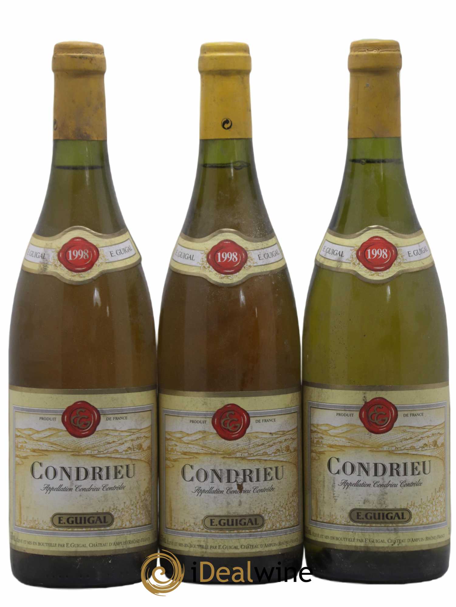 Condrieu Guigal 1998 - Lot de 3 bouteilles - 0