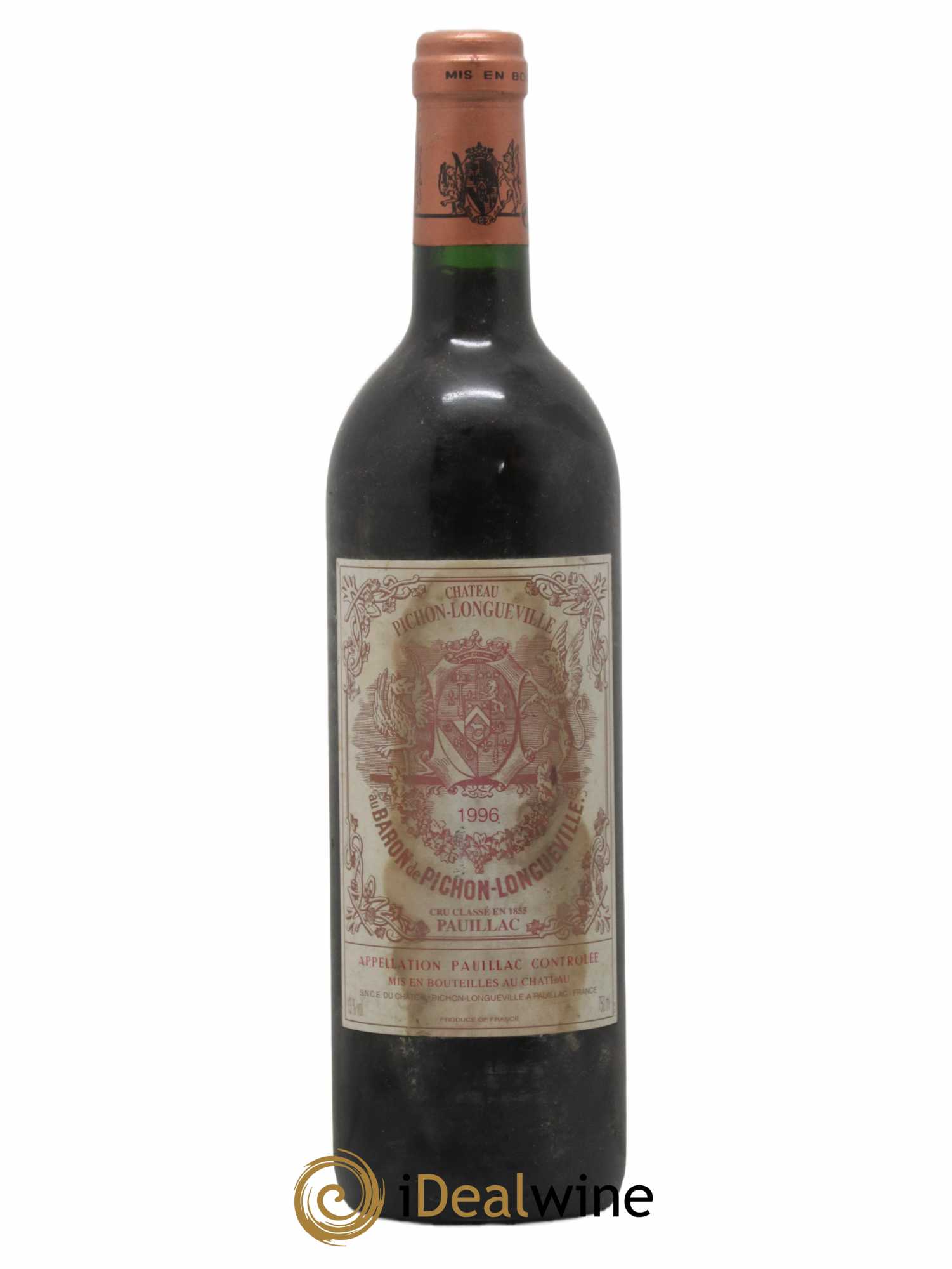 Pichon Longueville Baron 2ème Grand Cru Classé 1996 - Lot of 1 bottle - 0