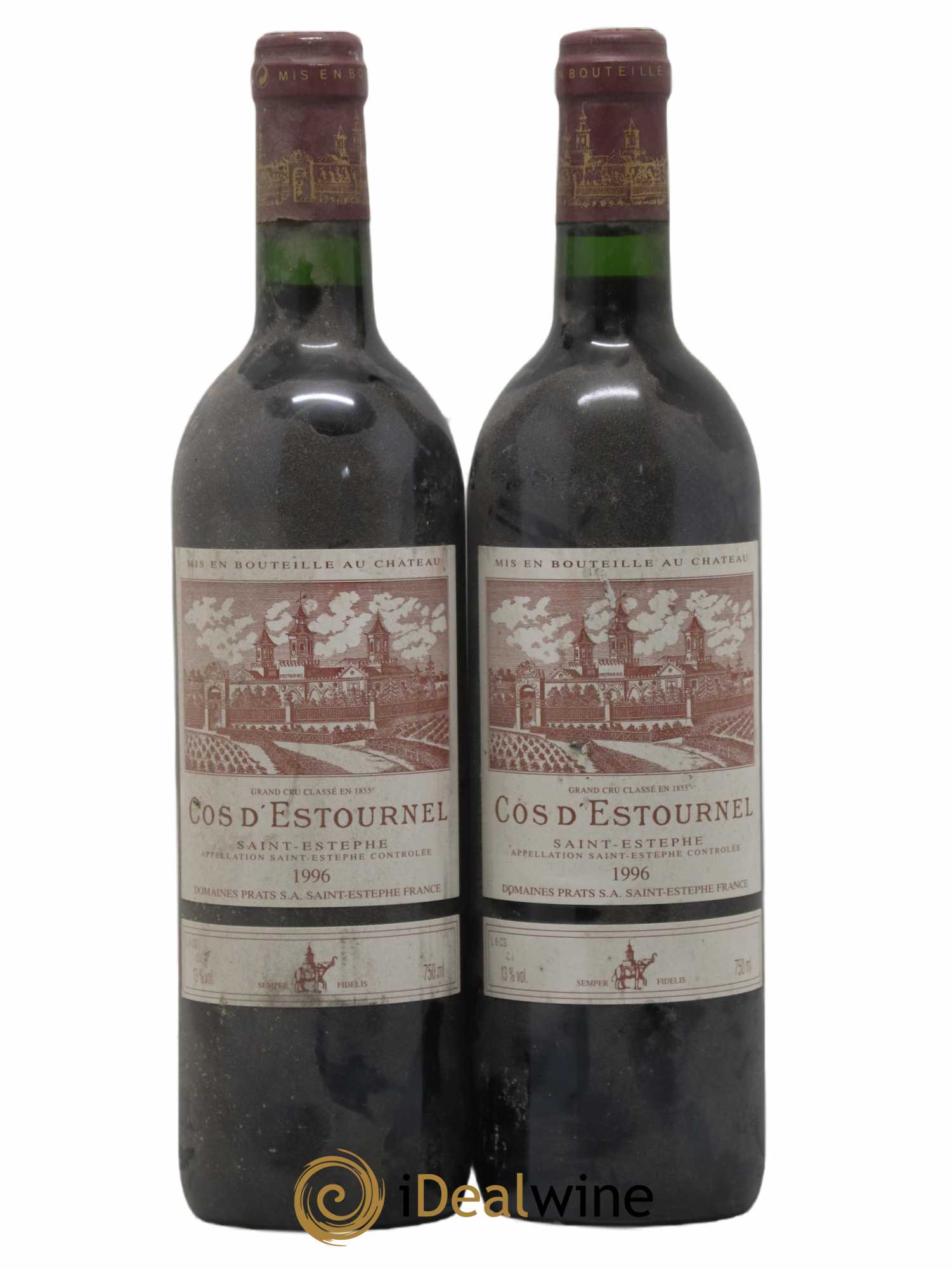 Cos d'Estournel 2ème Grand Cru Classé 1996 - Lot de 2 bouteilles - 0