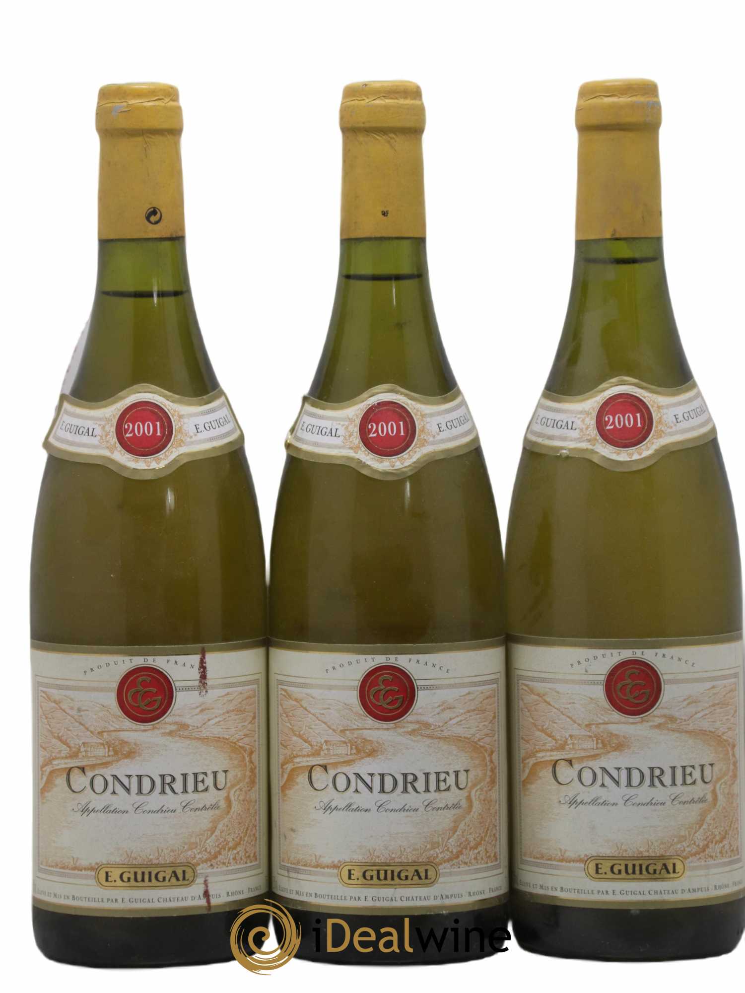 Condrieu Guigal 2001 - Lot de 3 bouteilles - 0