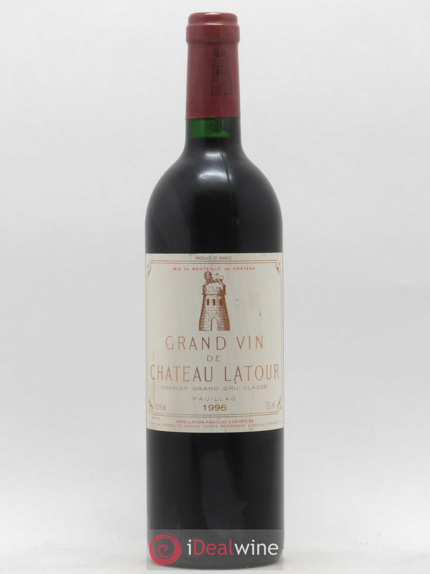 Château Latour 1er Grand Cru Classé 1996 - Lot de 1 bouteille - 0