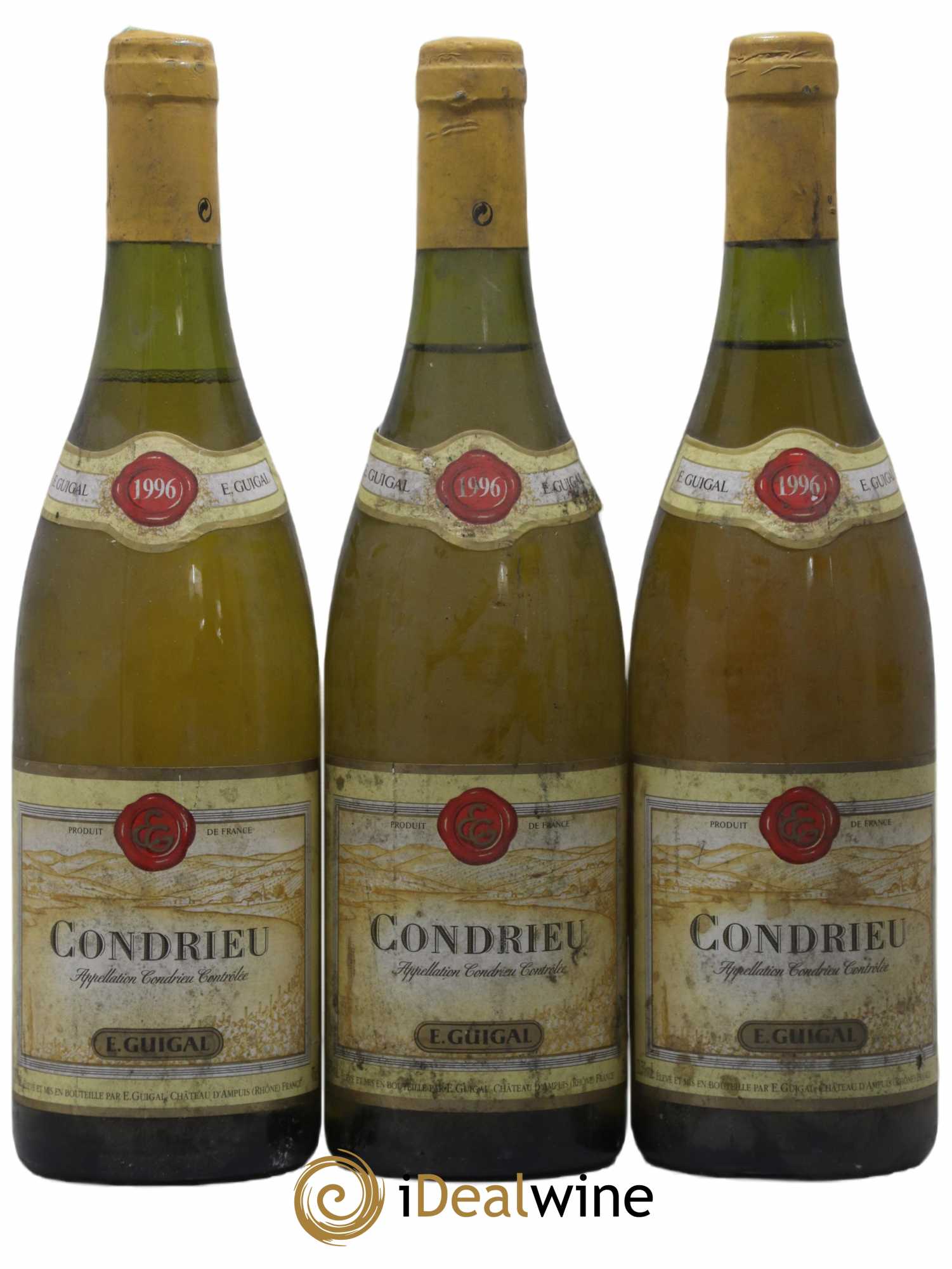 Condrieu Guigal 1996 - Lot de 3 bouteilles - 0