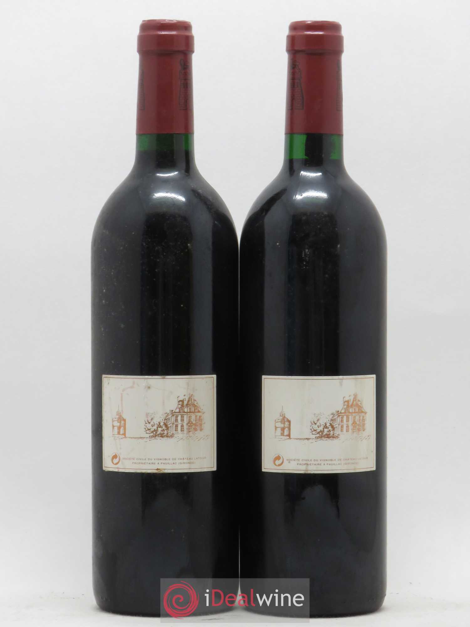 Château Latour 1er Grand Cru Classé 1996 - Lot de 2 bouteilles - 1