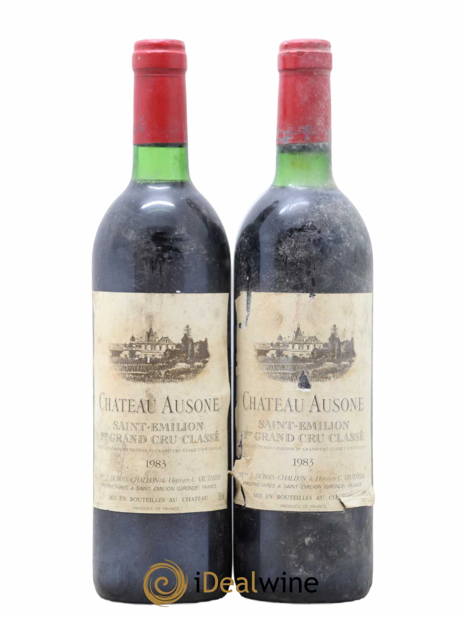 Château Ausone 1er Grand Cru Classé A 1983 - Lot de 2 bouteilles - 0
