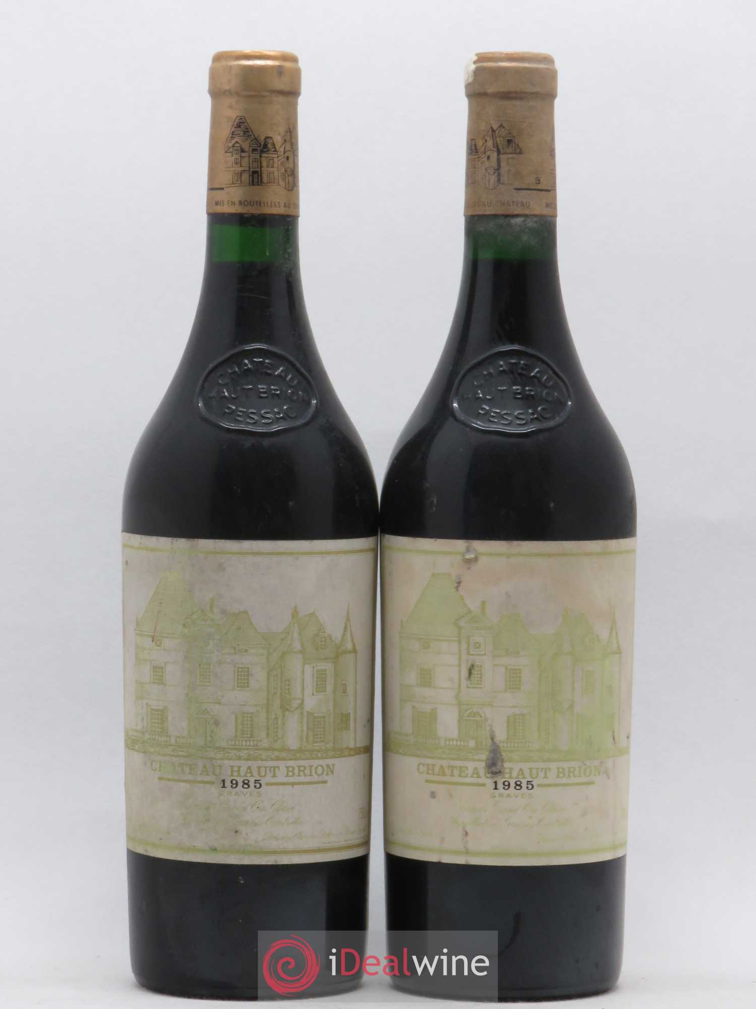Château Haut Brion 1er Grand Cru Classé 1985 - Lot de 2 bouteilles - 0