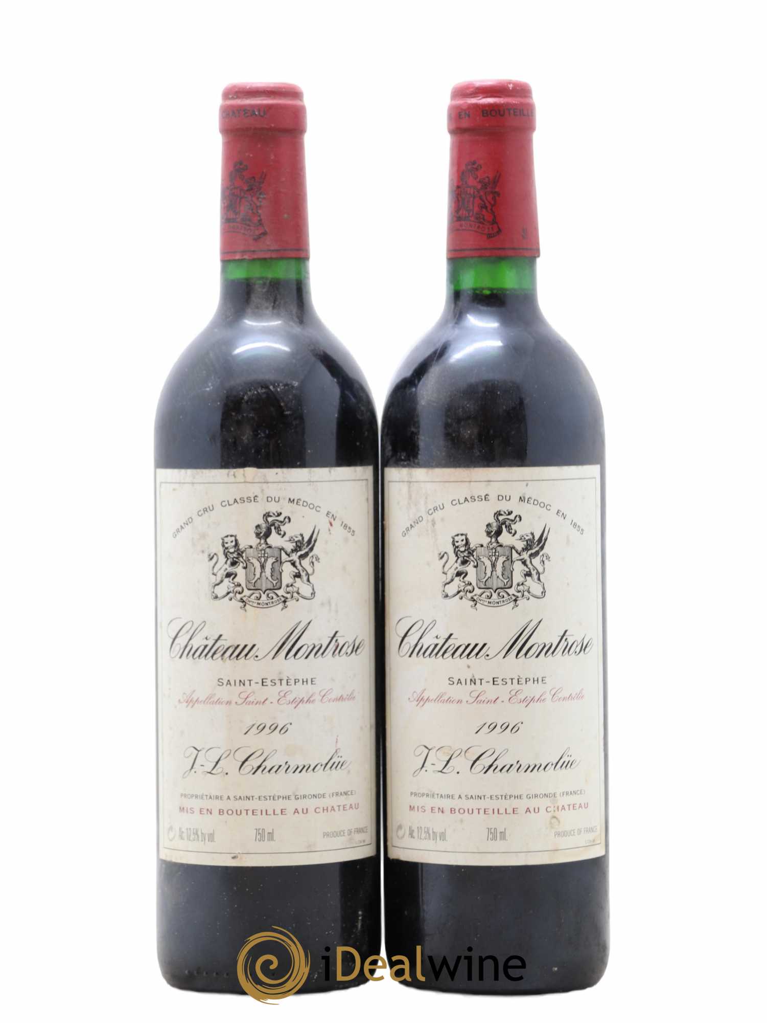 Château Montrose 2ème Grand Cru Classé 1996 - Lot de 2 bouteilles - 0