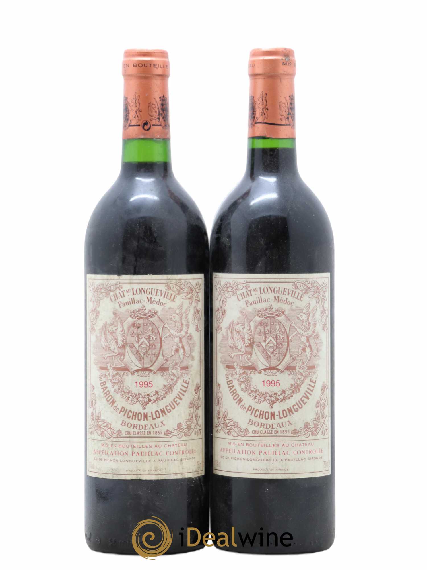 Pichon Longueville Baron 2ème Grand Cru Classé 1995 - Lot of 2 bottles - 0