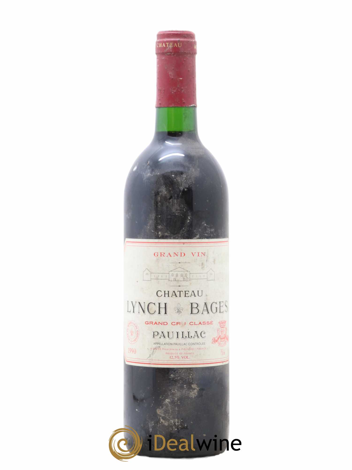 Château Lynch Bages 5ème Grand Cru Classé 1990 - Lot de 1 bouteille - 0