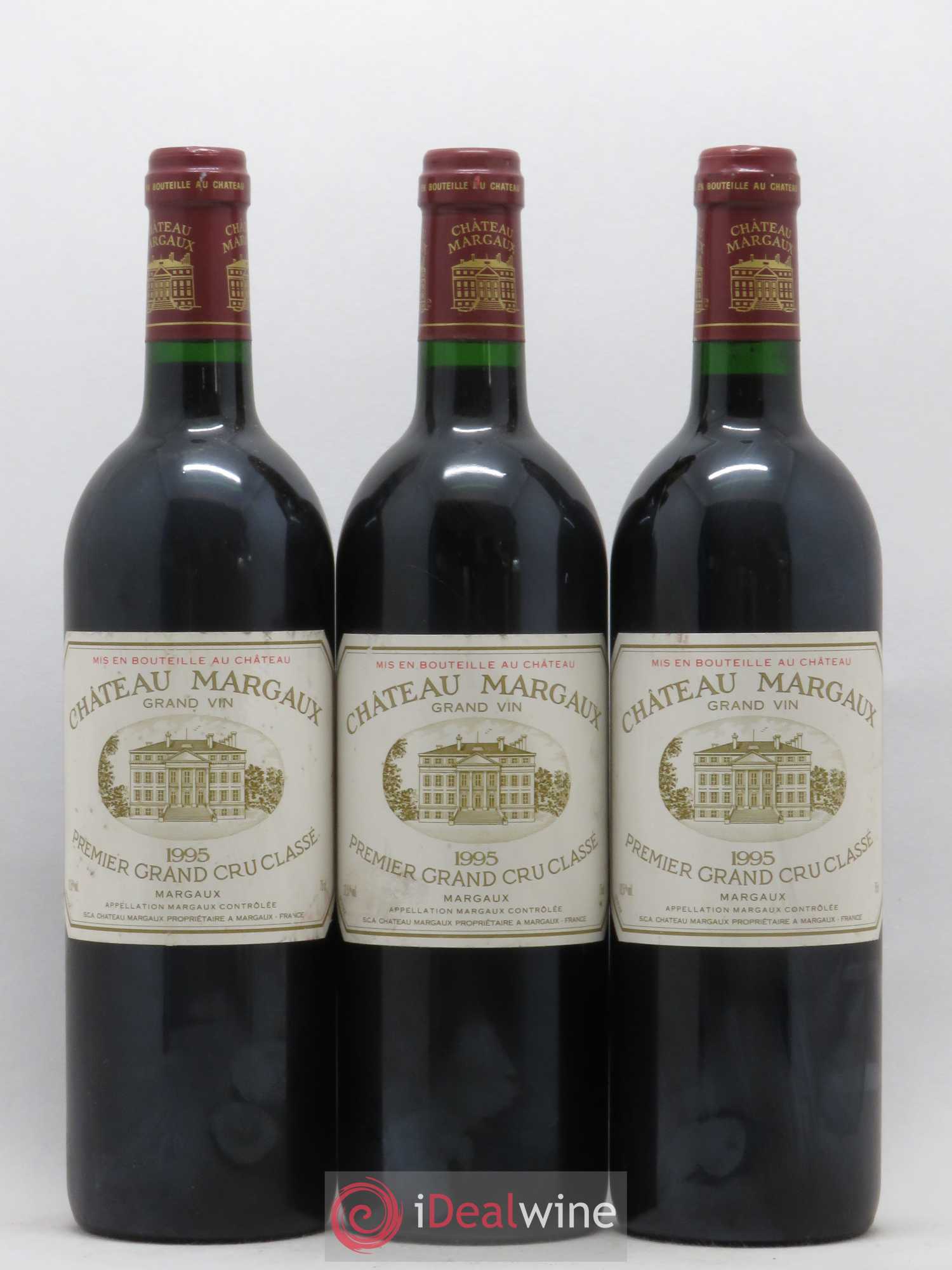 Château Margaux 1er Grand Cru Classé 1995 - Lot de 6 bouteilles - 1