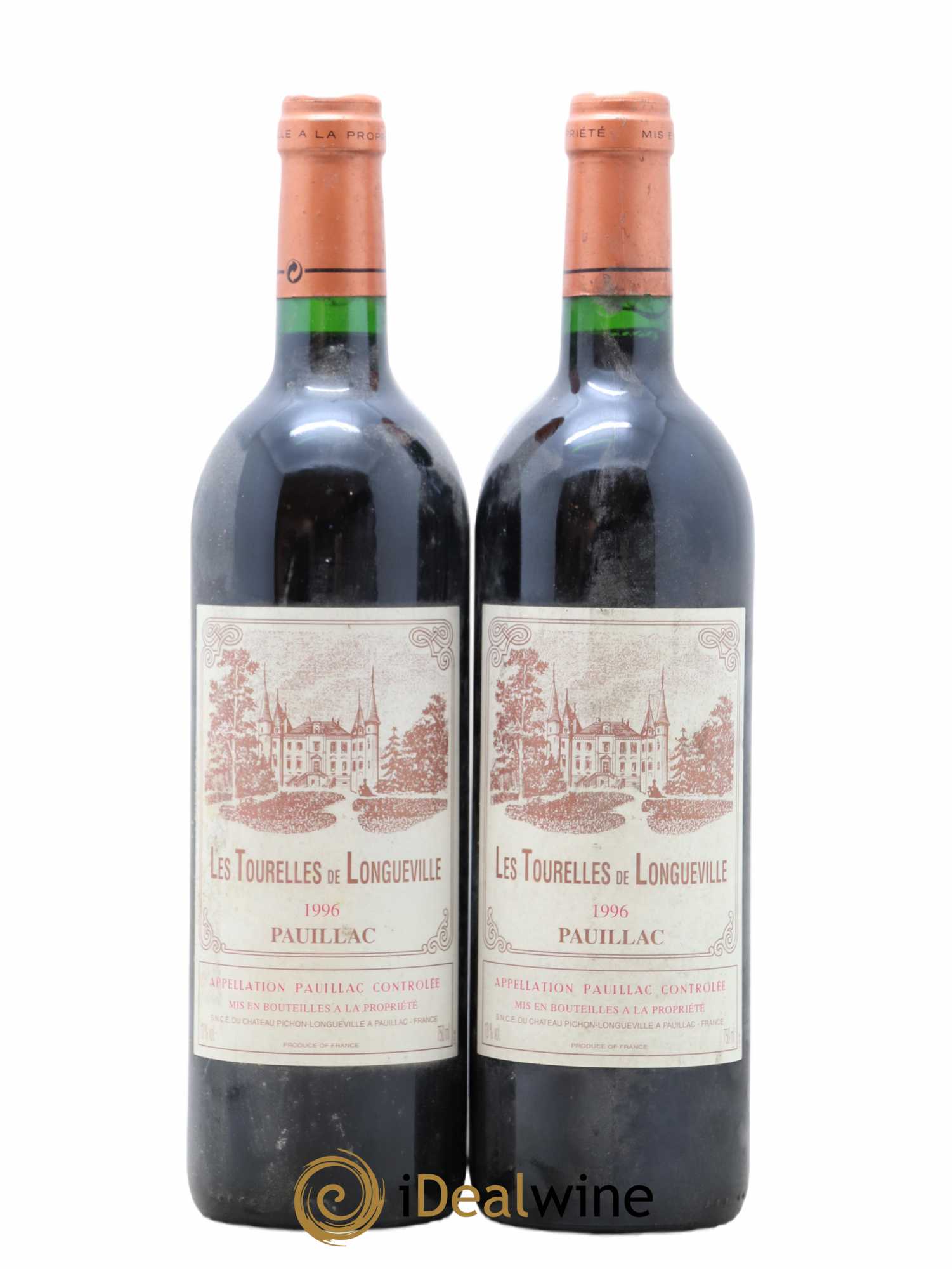 Les Tourelles de Longueville Second Vin 1996 - Lot de 2 bouteilles - 0