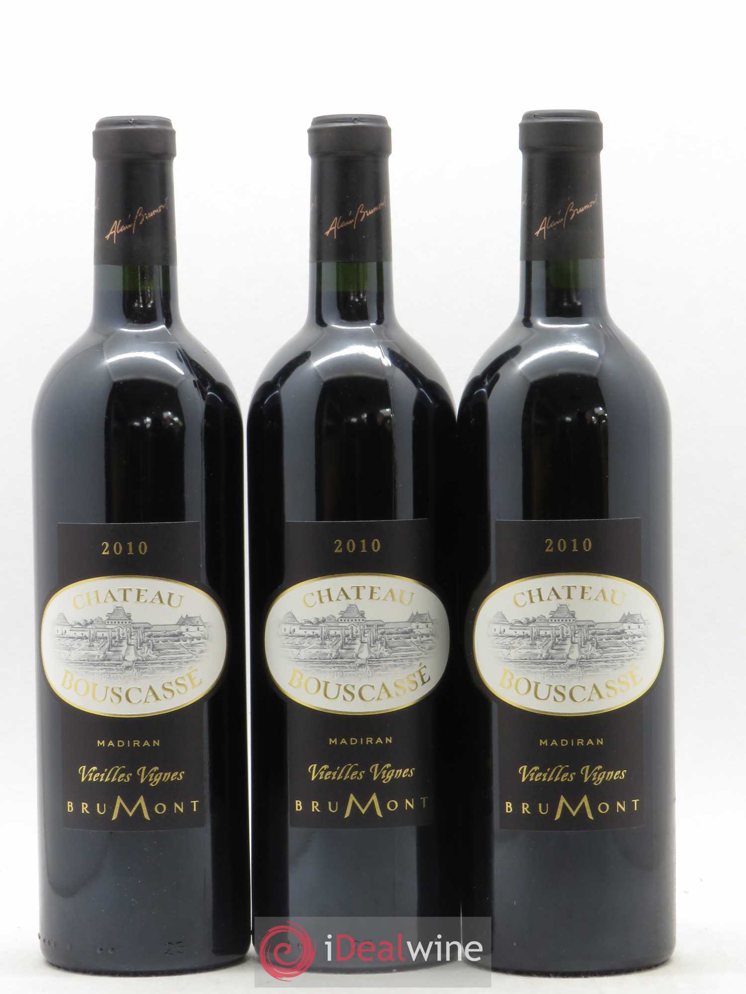 Madiran Vieilles Vignes Château Bouscassé - Alain Brumont 2010 - Lot de 12 bouteilles - 1