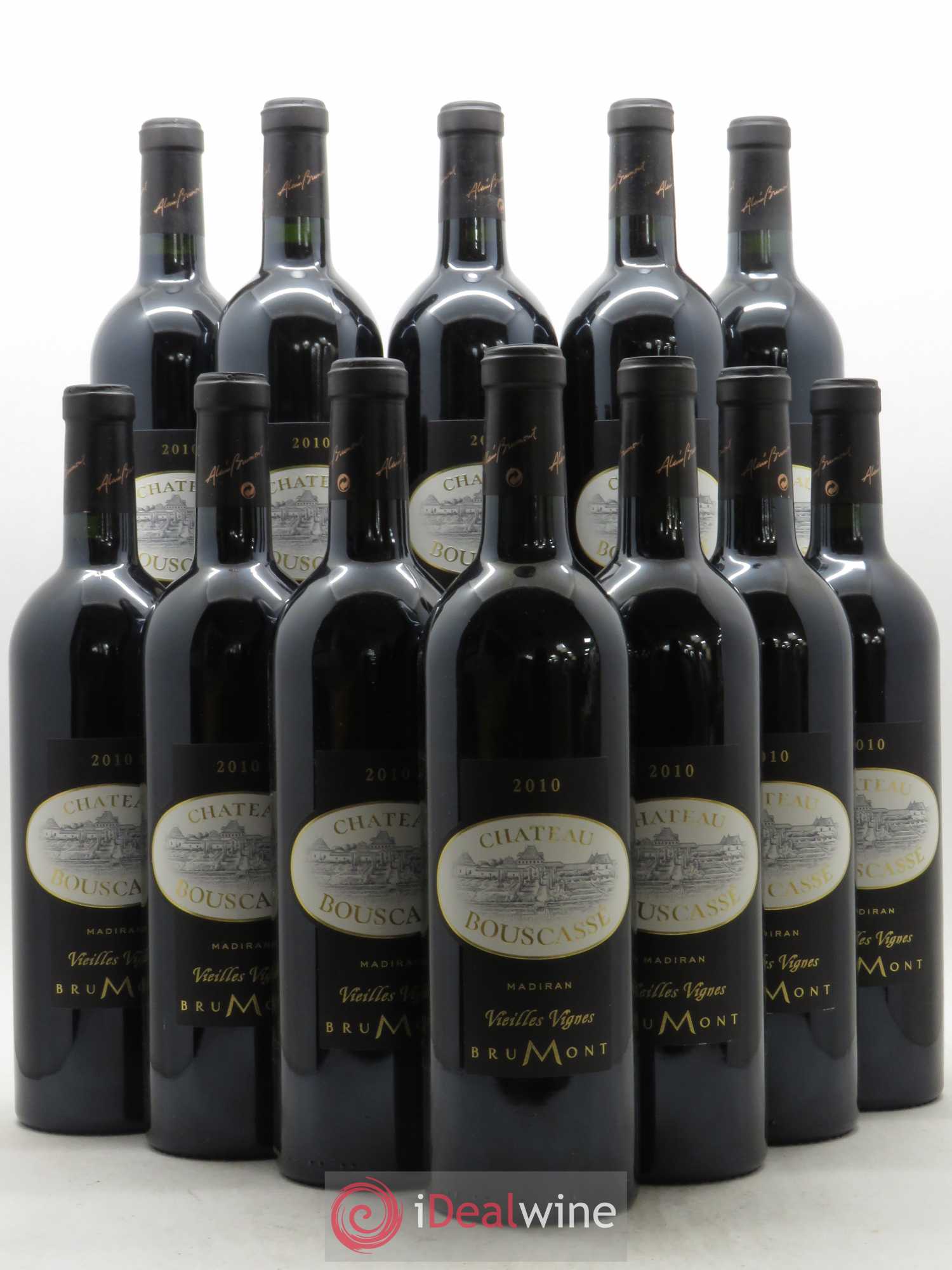 Madiran Vieilles Vignes Château Bouscassé - Alain Brumont 2010 - Lot de 12 bouteilles - 0