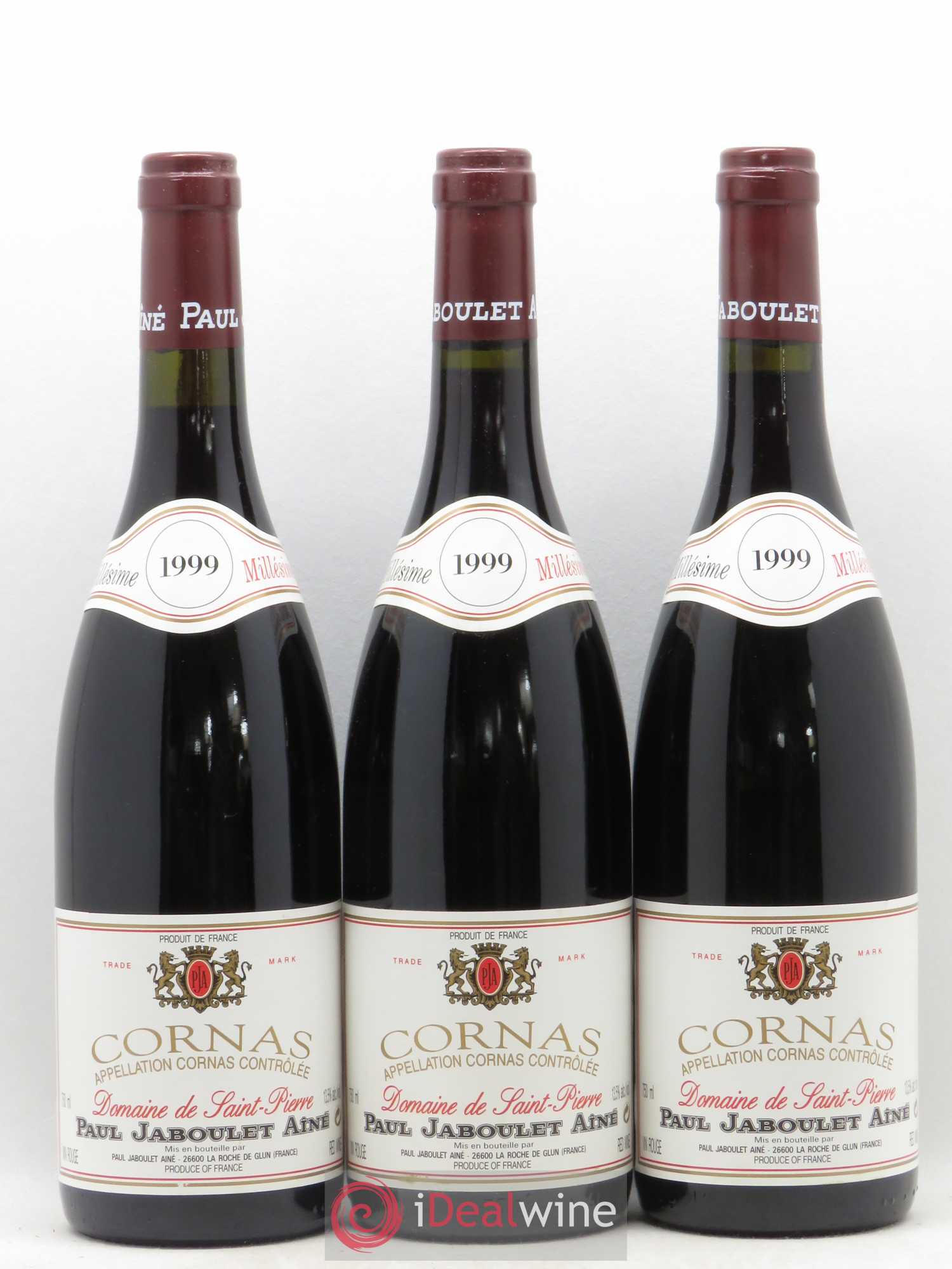 Cornas Domaine de Saint-Pierre Paul Jaboulet Ainé 1999 - Lot de 12 bouteilles - 1