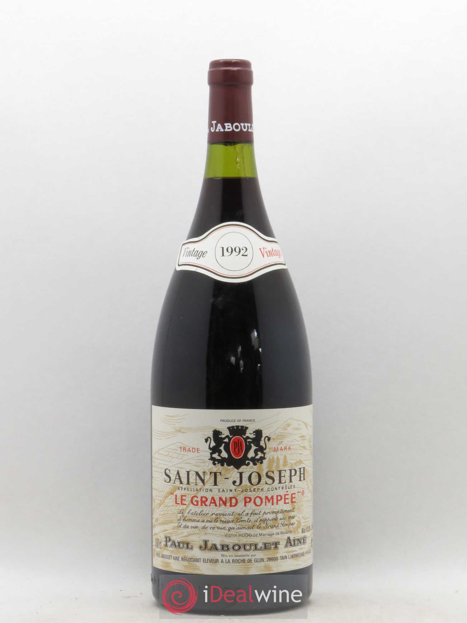 Saint-Joseph Le Grand Pompee Jaboulet 1992 - Posten von 1 Magnum - 0