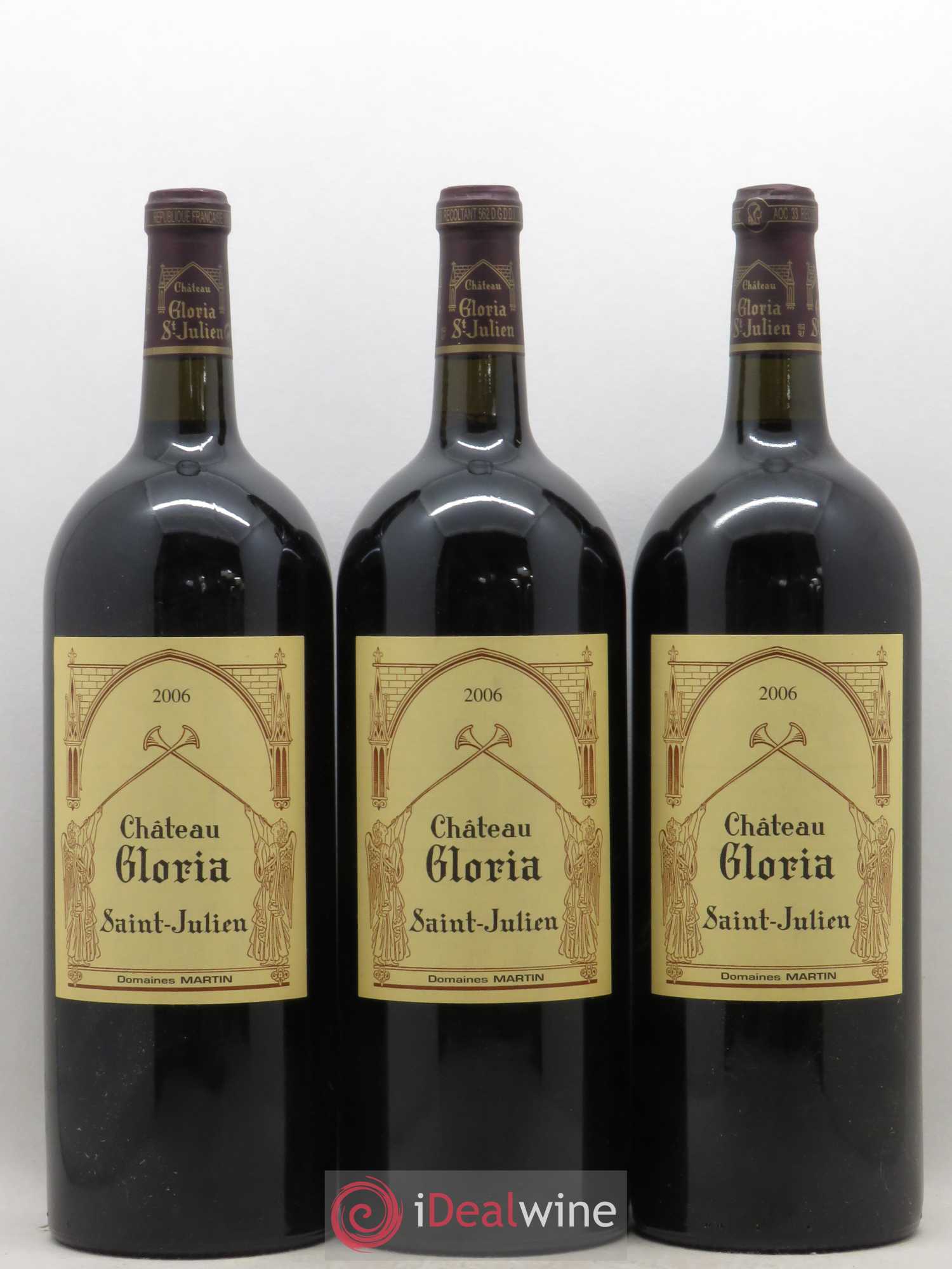 Château Gloria 2006 - Lot de 3 magnums - 0