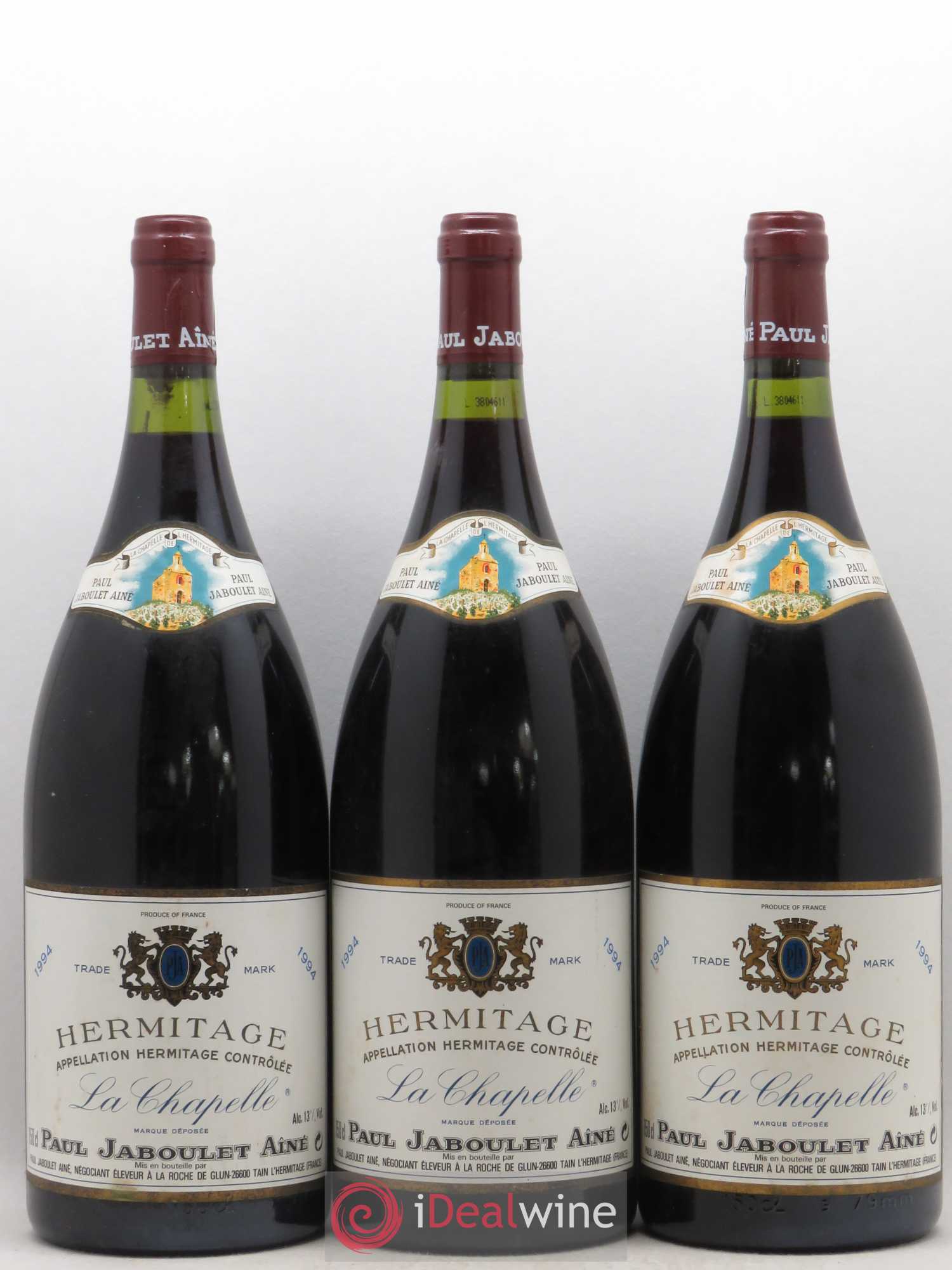 Hermitage La Chapelle Paul Jaboulet Ainé 1994 - Lot de 3 magnums - 0