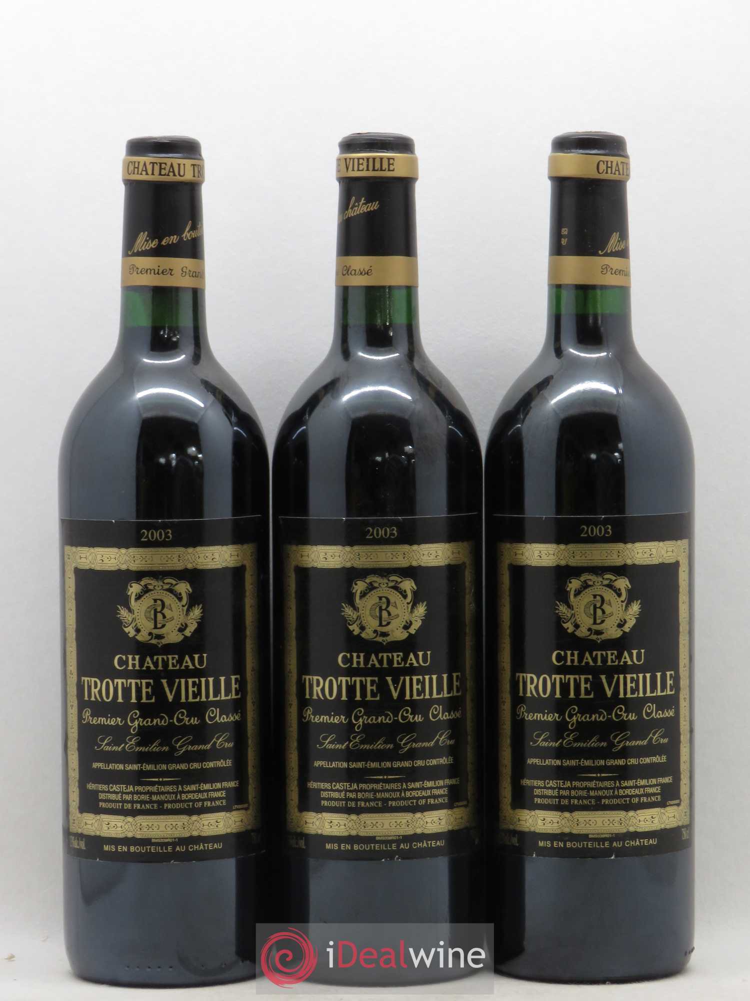 Château Trotte Vieille 1er Grand Cru Classé B 2003 - Lot de 12 bouteilles - 3
