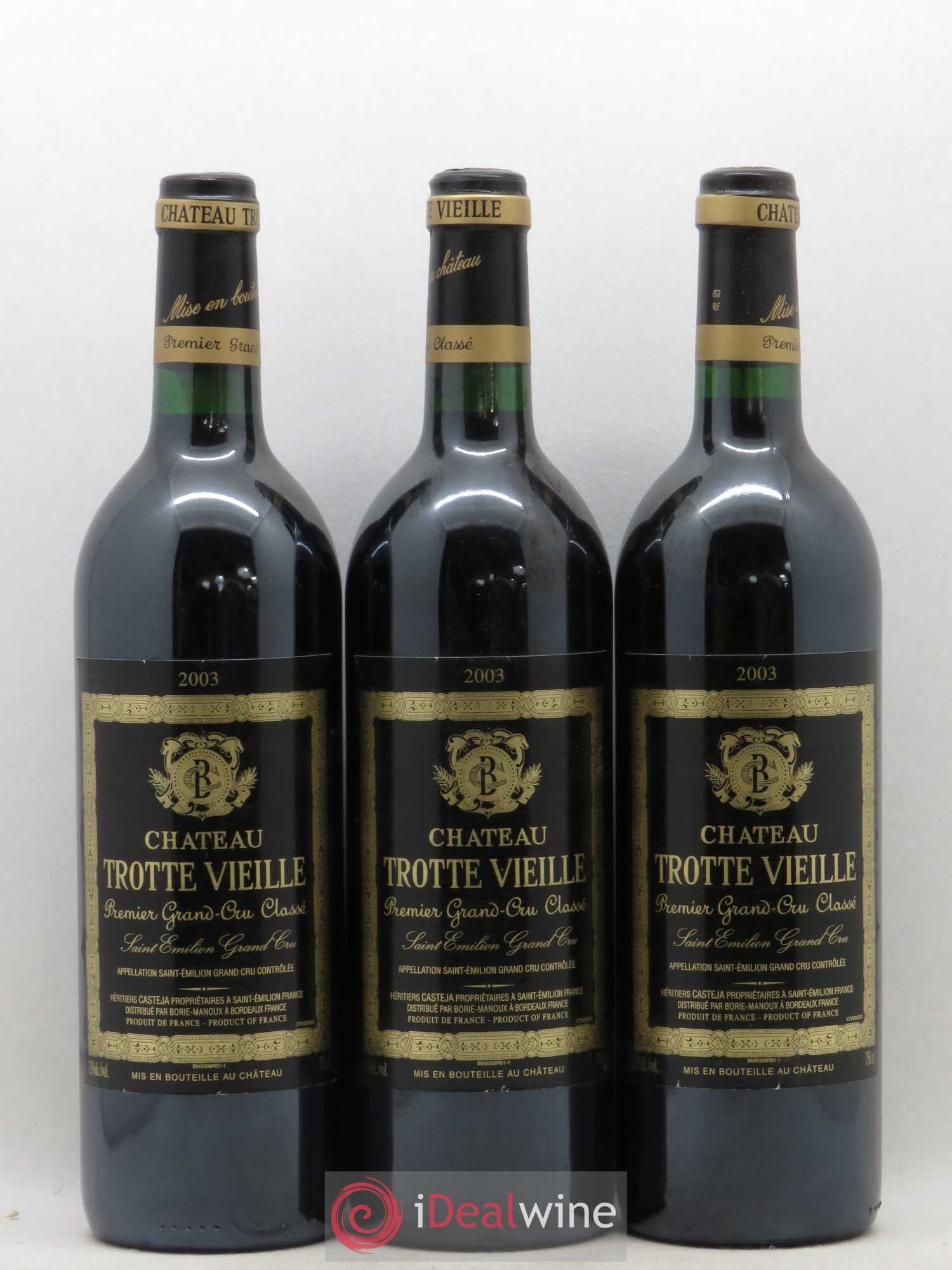 Château Trotte Vieille 1er Grand Cru Classé B 2003 - Lot de 12 bouteilles - 4