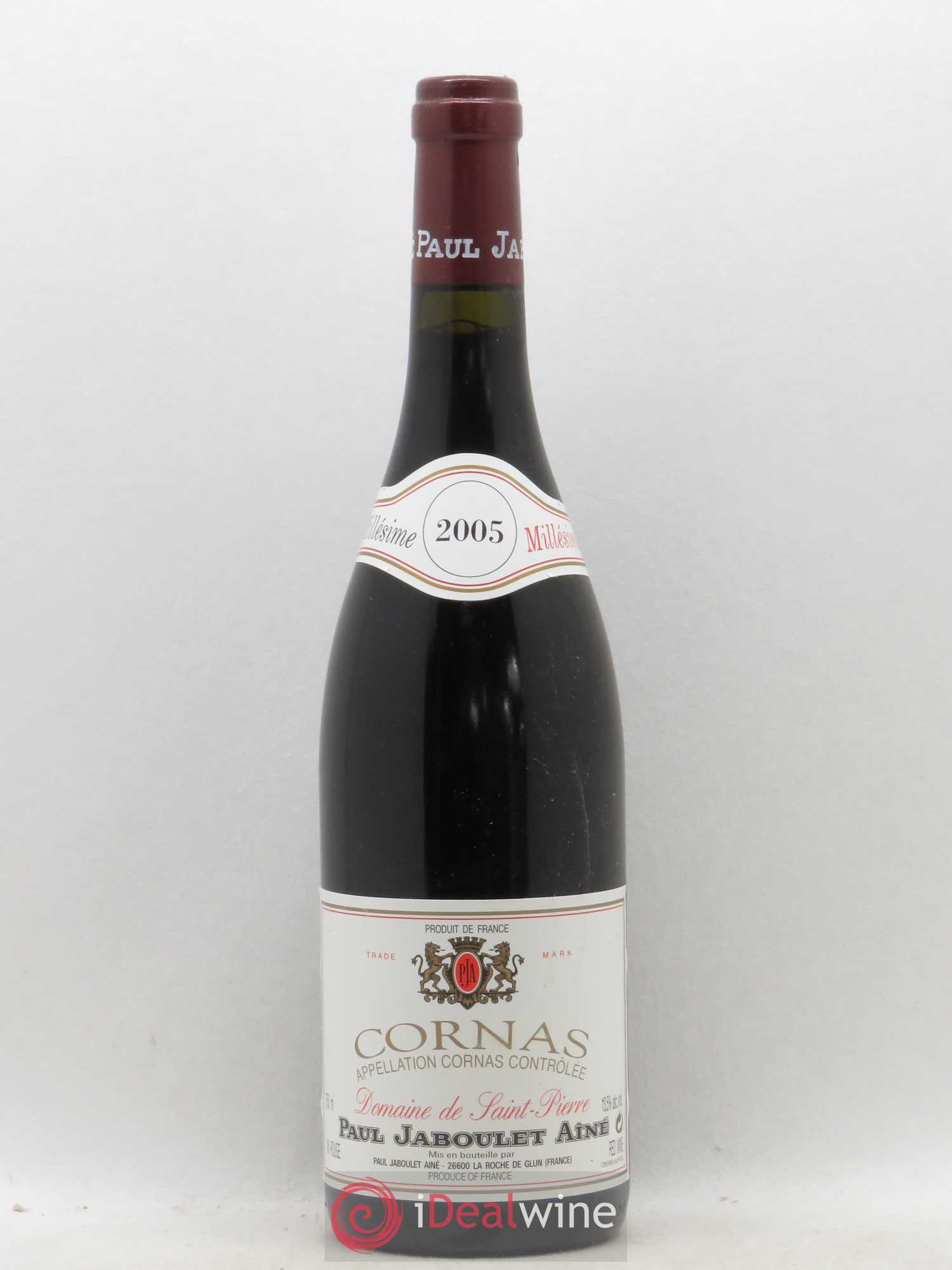 Cornas Domaine de Saint-Pierre Paul Jaboulet Ainé 2005 - Lot de 1 bouteille - 0
