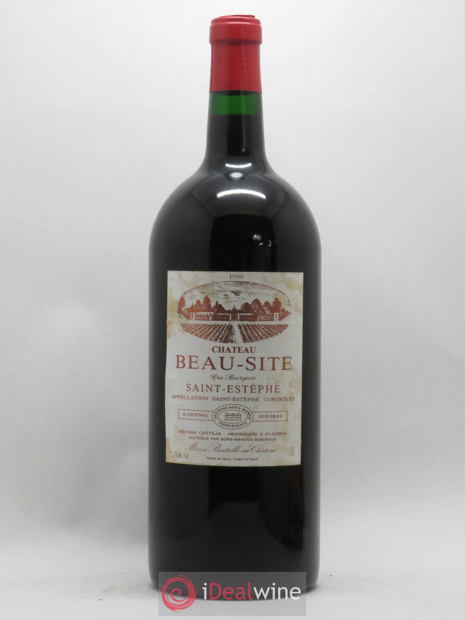 Château Beau Site Cru Bourgeois 1990 - Lot de 1 double magnum - 0
