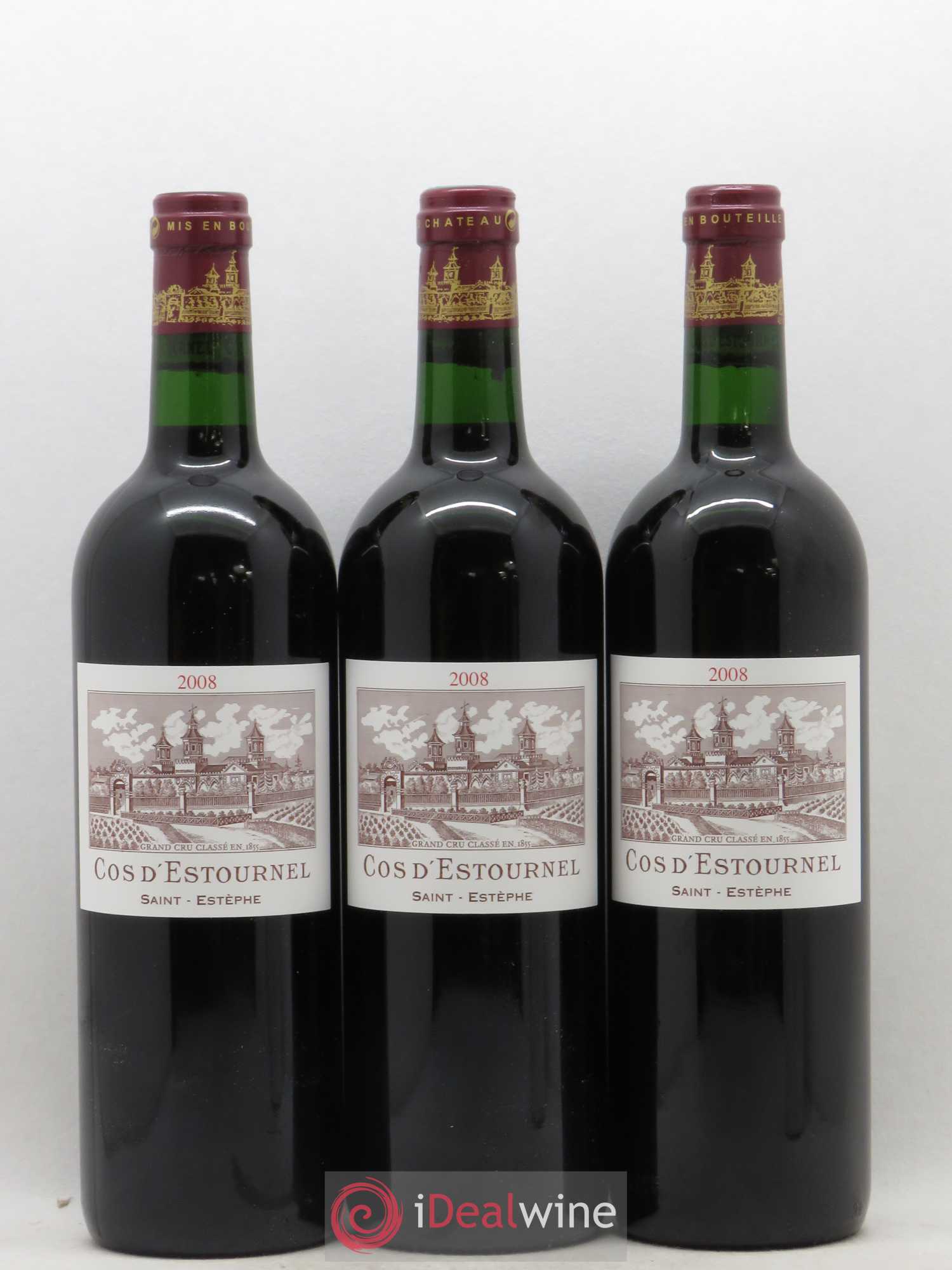 Cos d'Estournel 2ème Grand Cru Classé 2008 - Lot de 12 bouteilles - 1