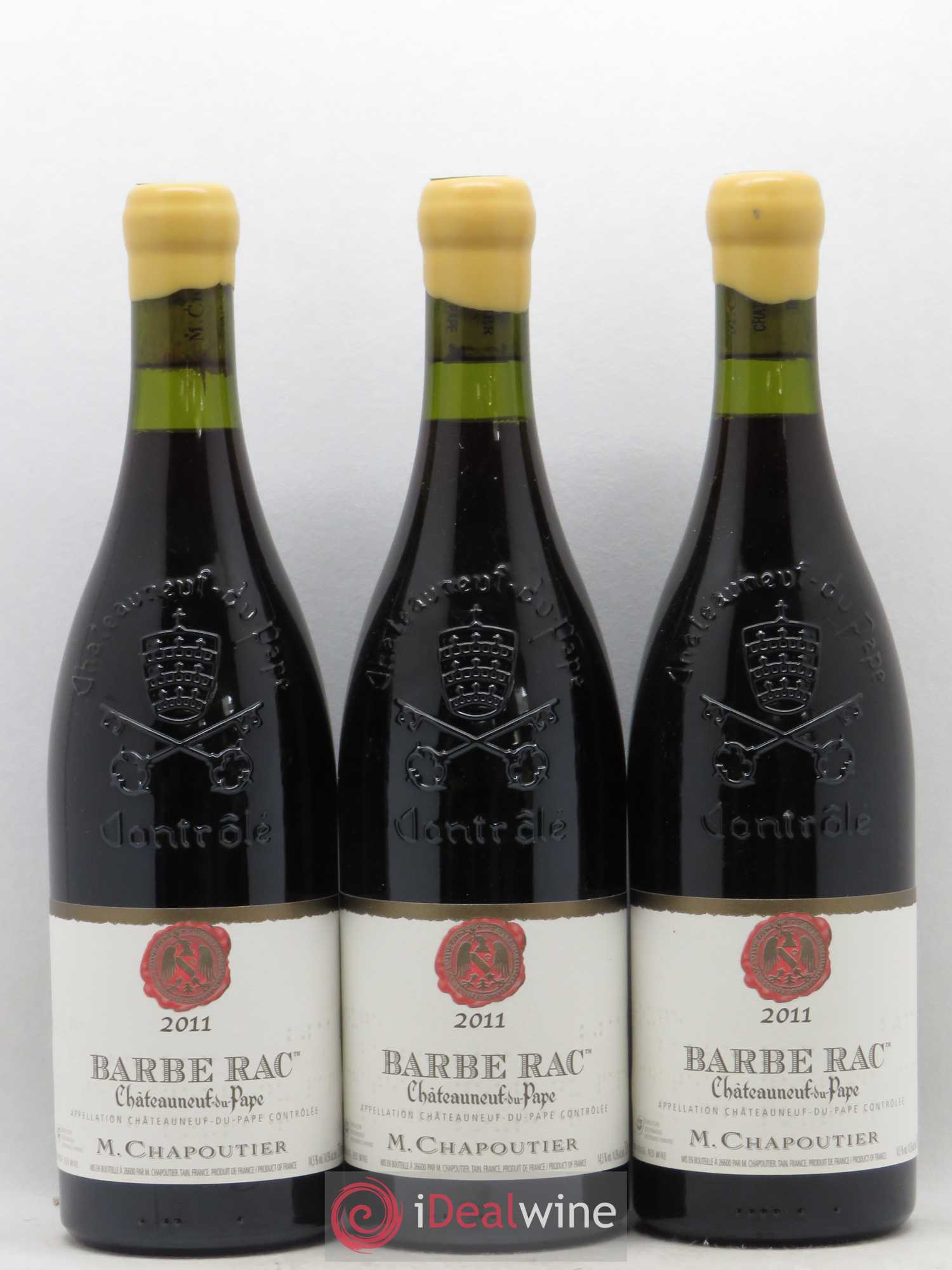 Châteauneuf-du-Pape Barbe Rac Chapoutier 2011 - Lot de 6 bouteilles - 2