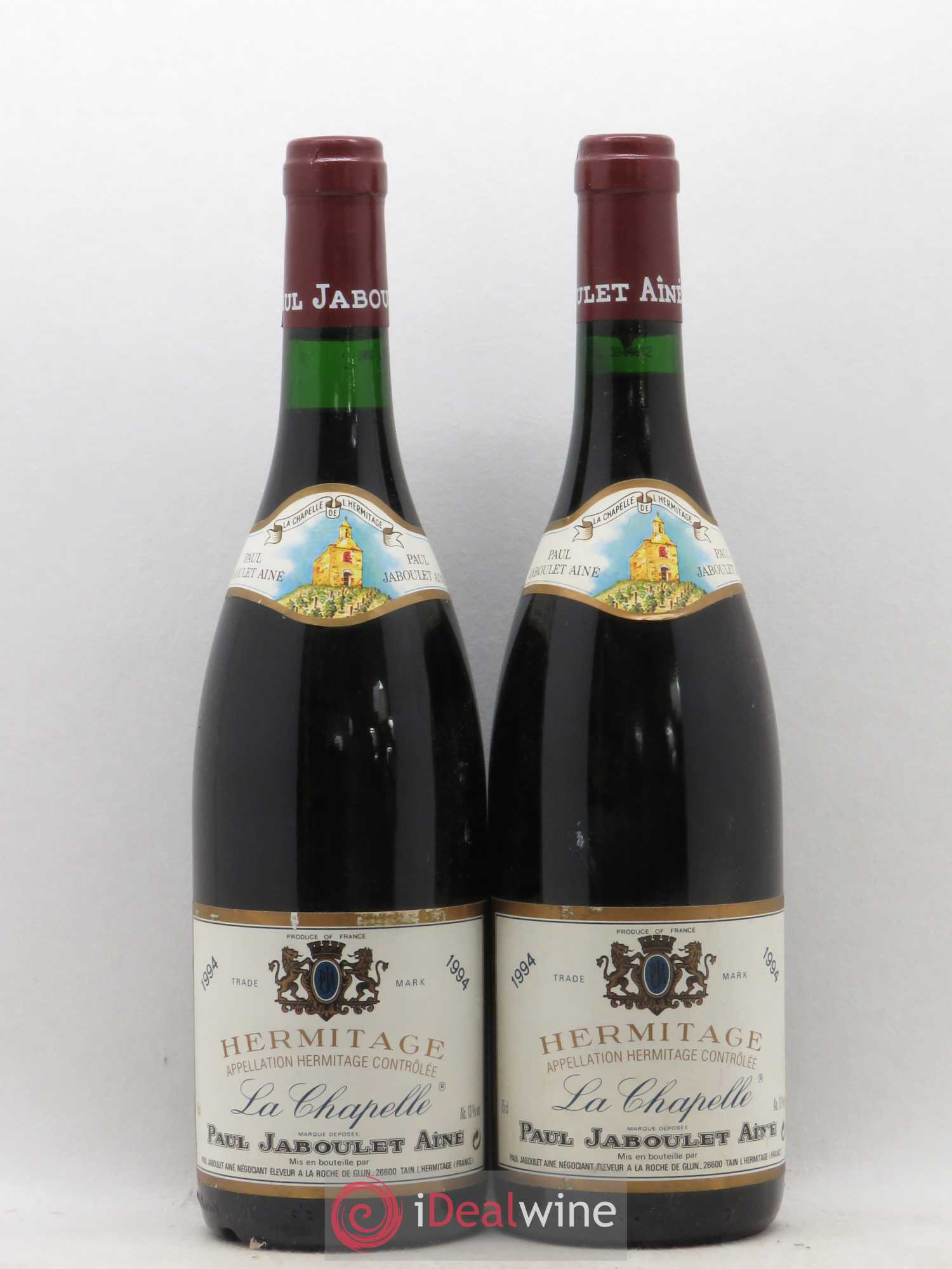 Hermitage La Chapelle Paul Jaboulet Ainé 1994 - Lot de 2 bouteilles - 0