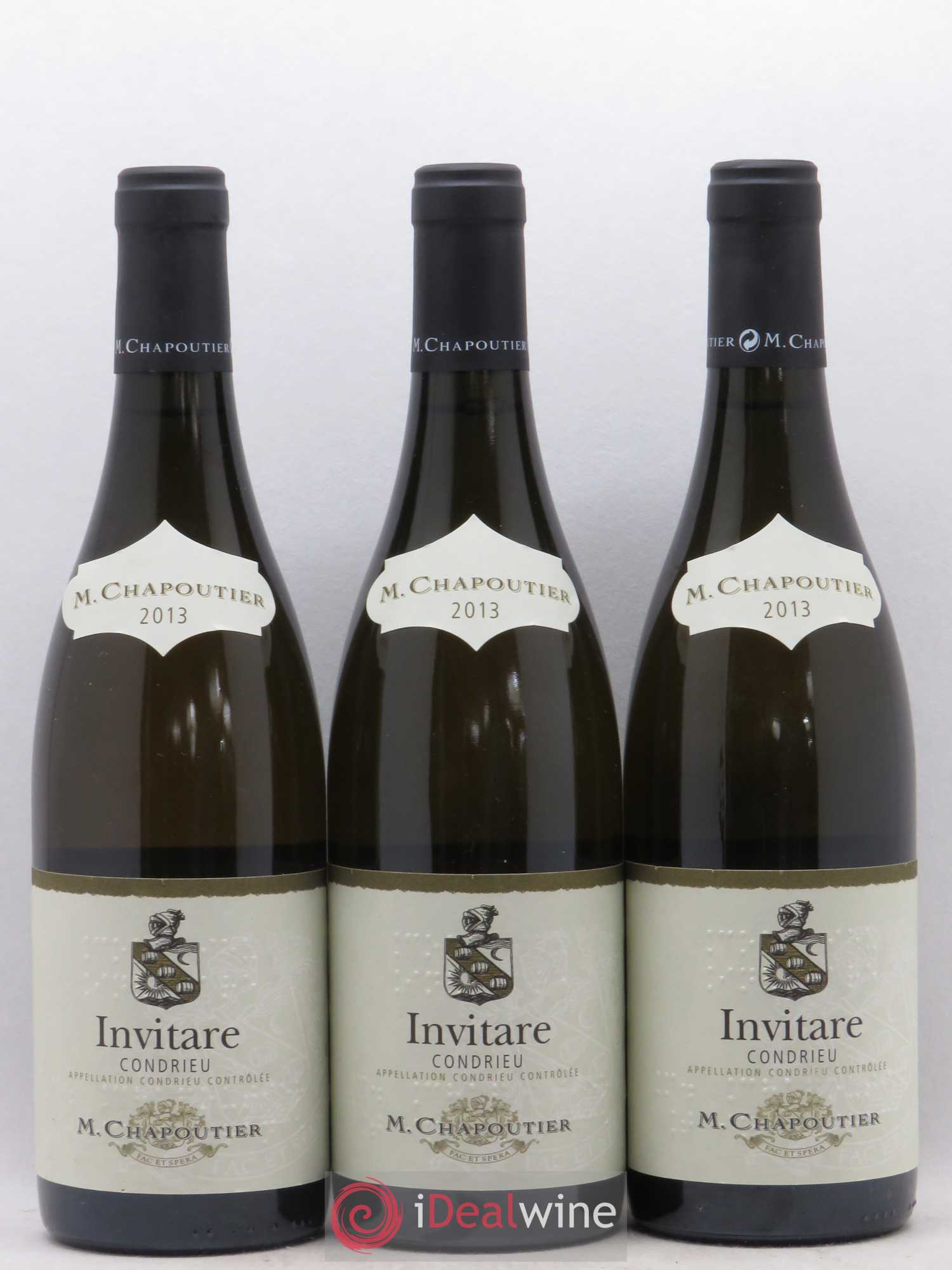 Condrieu Invitare Chapoutier 2013 - Lot de 3 bouteilles - 0