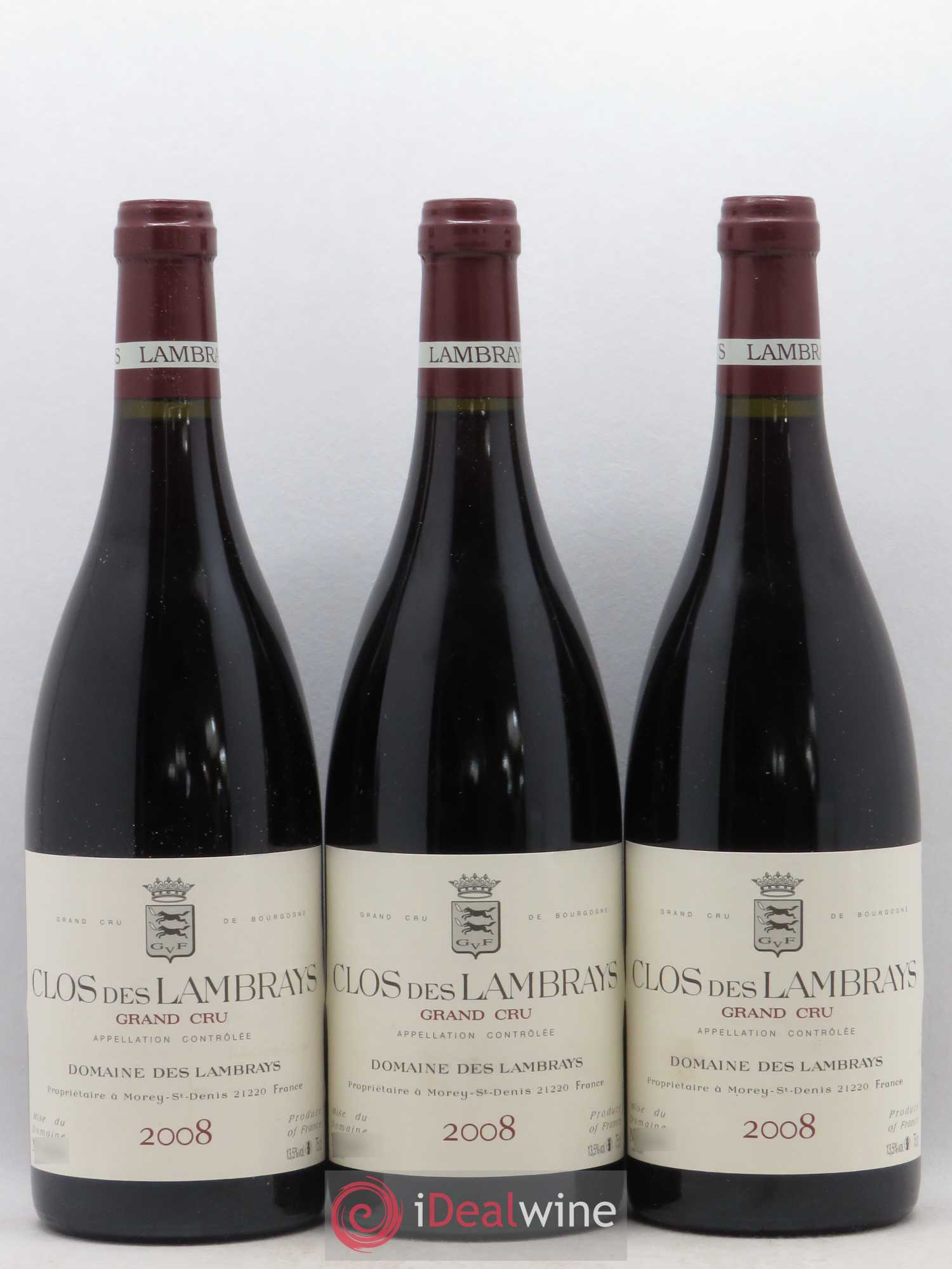 Clos des Lambrays Grand Cru Domaine des Lambrays 2008 - Lot de 12 bouteilles - 4