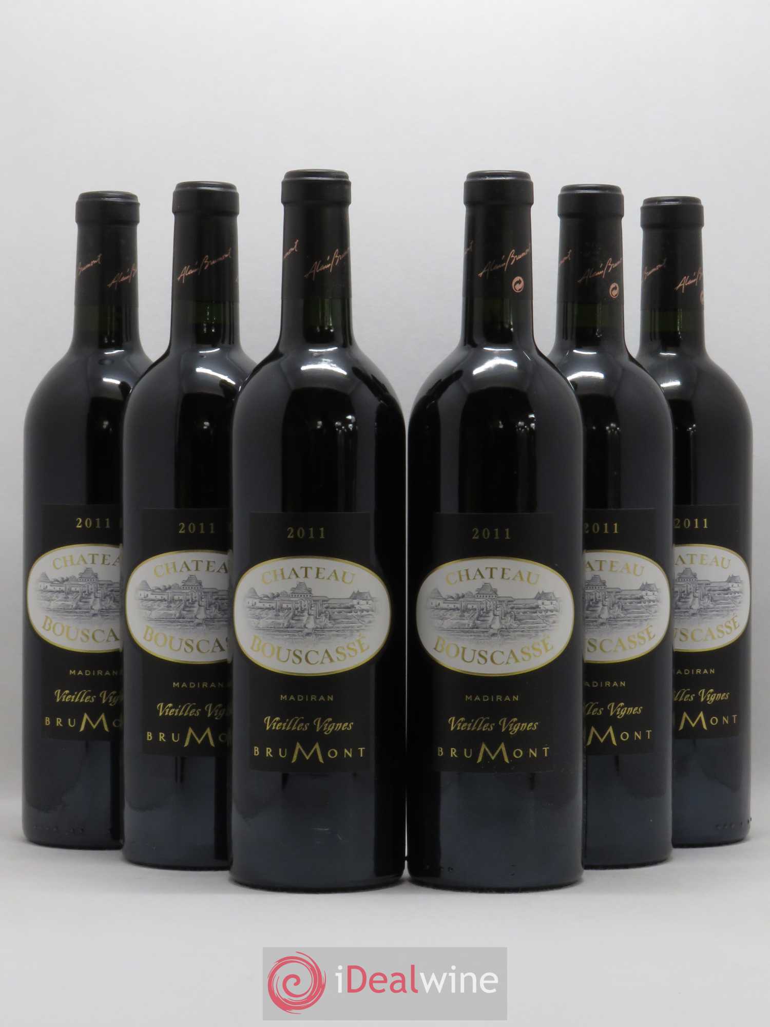 Madiran Vieilles Vignes Château Bouscassé - Alain Brumont 2011 - Lot de 6 bouteilles - 0