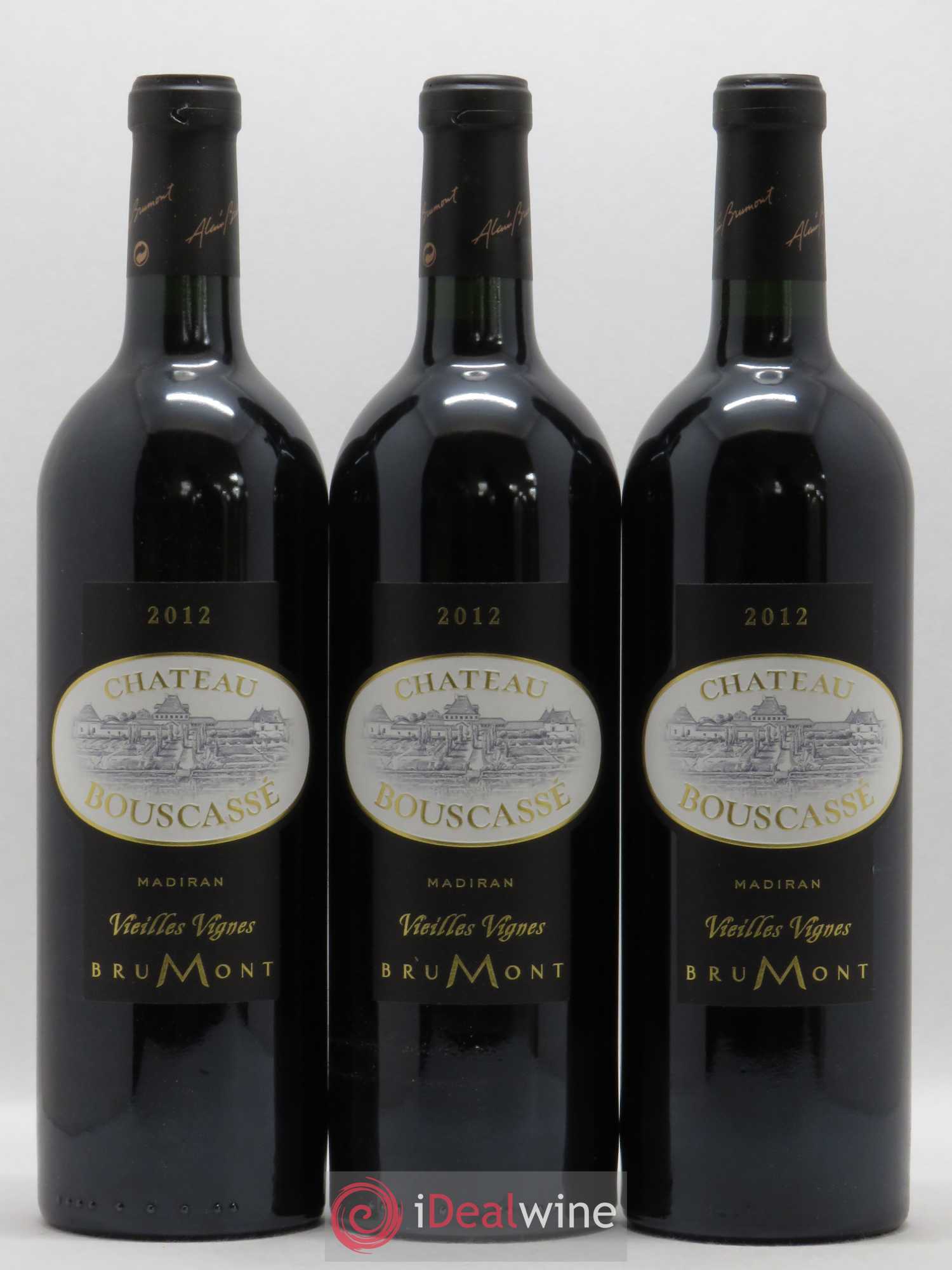 Madiran Vieilles Vignes Château Bouscassé - Alain Brumont 2012 - Lot de 6 bouteilles - 1