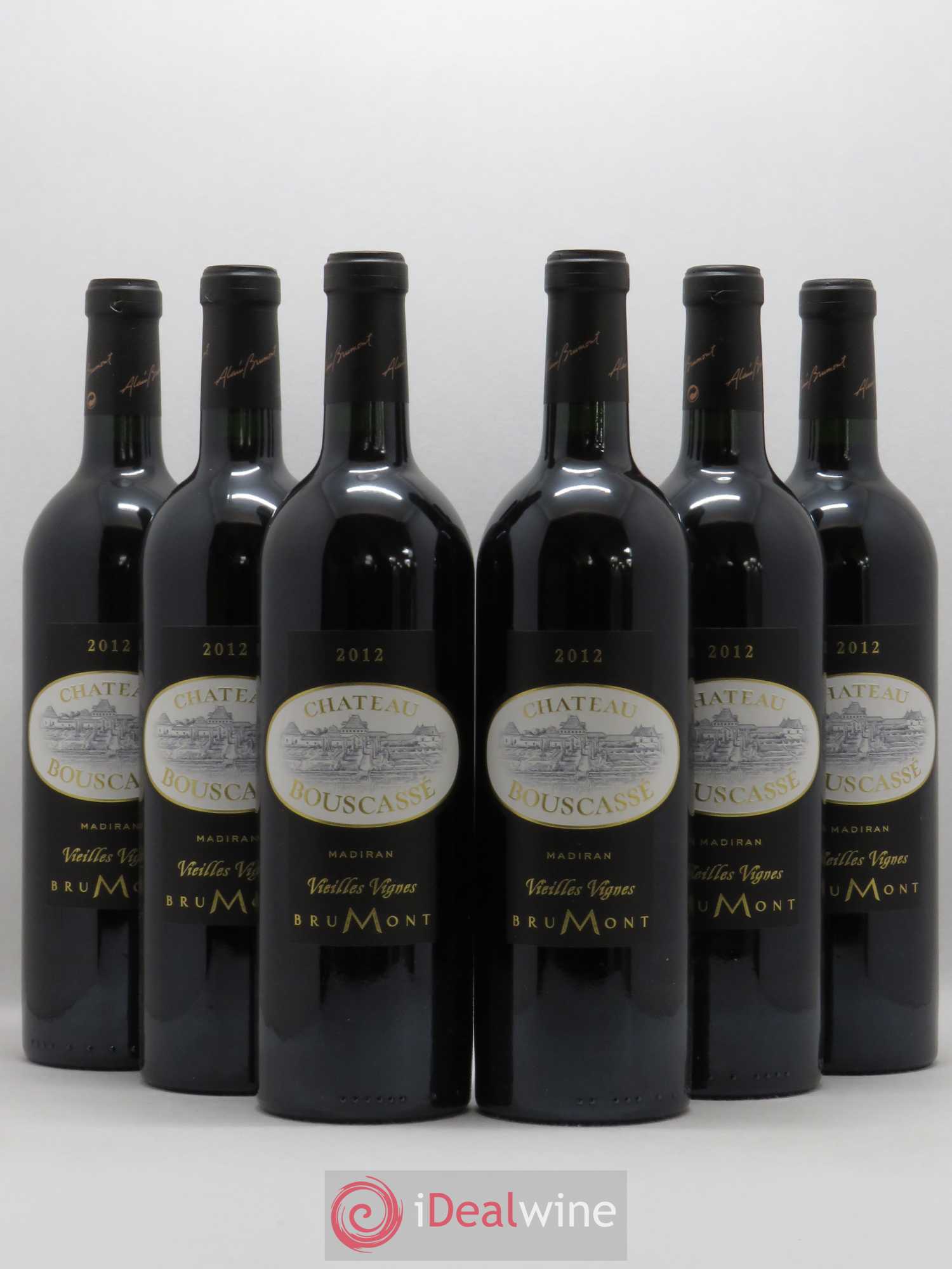 Madiran Vieilles Vignes Château Bouscassé - Alain Brumont 2012 - Lot de 6 bouteilles - 0