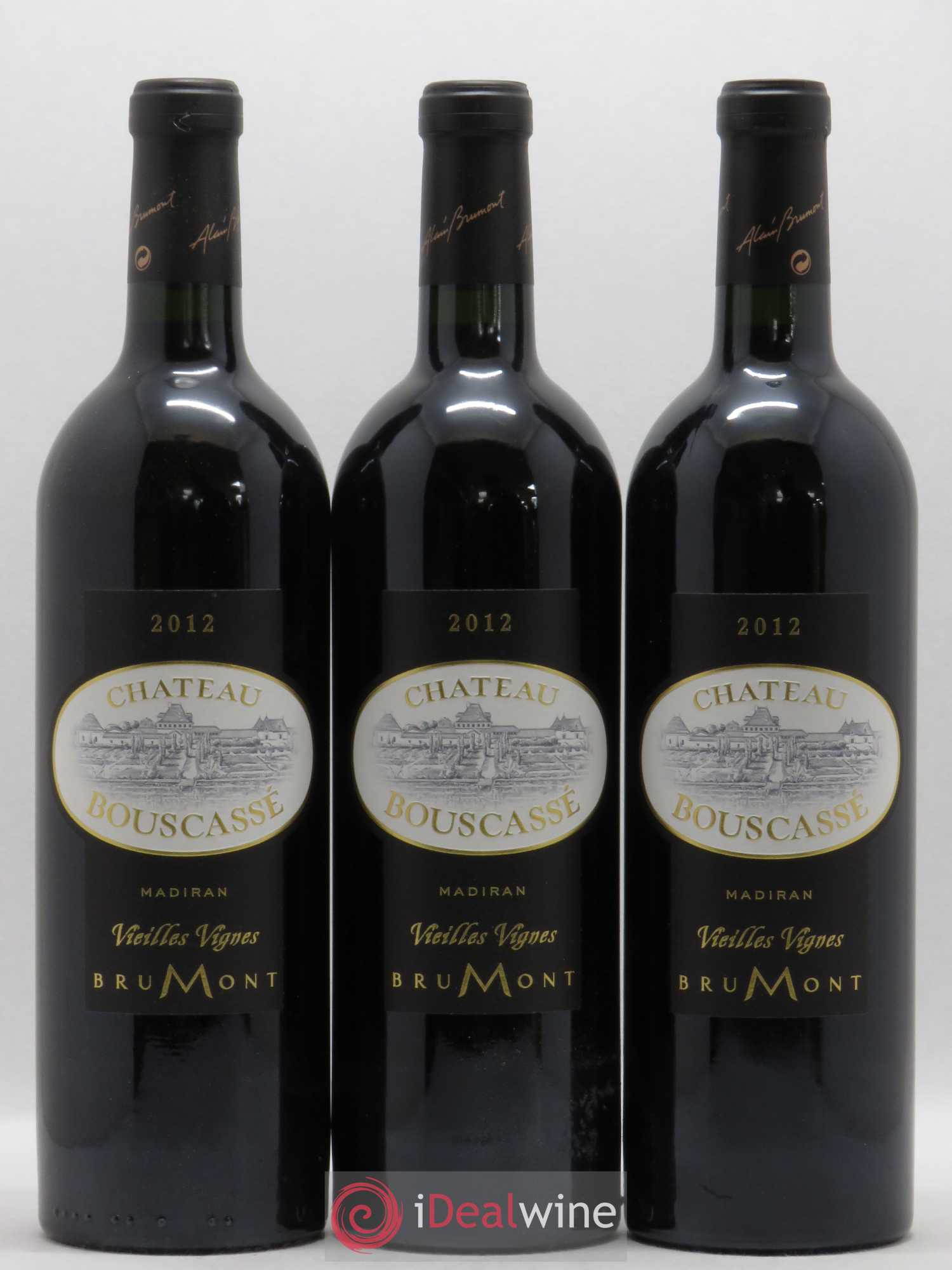 Madiran Vieilles Vignes Château Bouscassé - Alain Brumont 2012 - Lotto di 6 bottiglie - 1