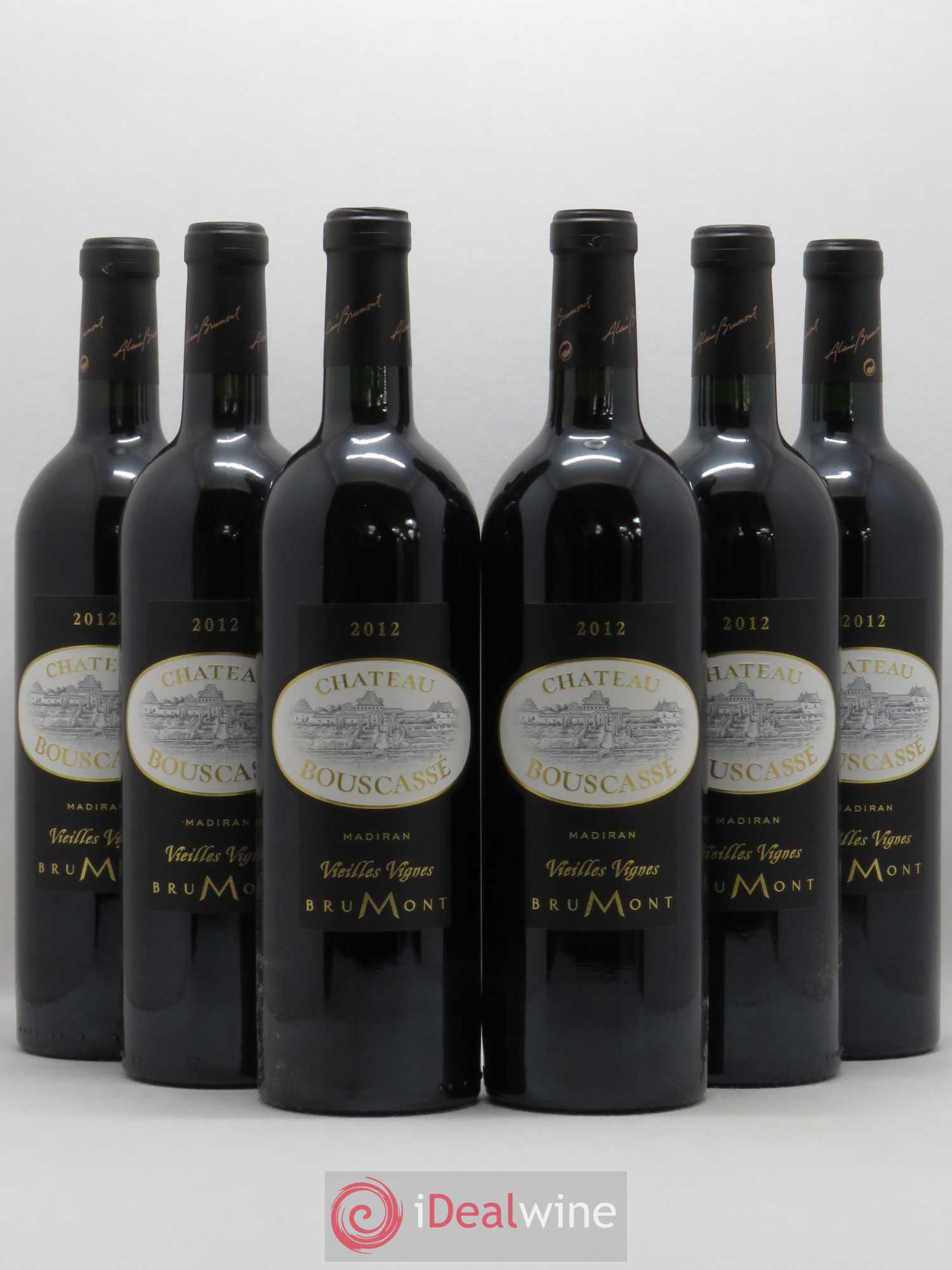 Madiran Vieilles Vignes Château Bouscassé - Alain Brumont 2012 - Lotto di 6 bottiglie - 0