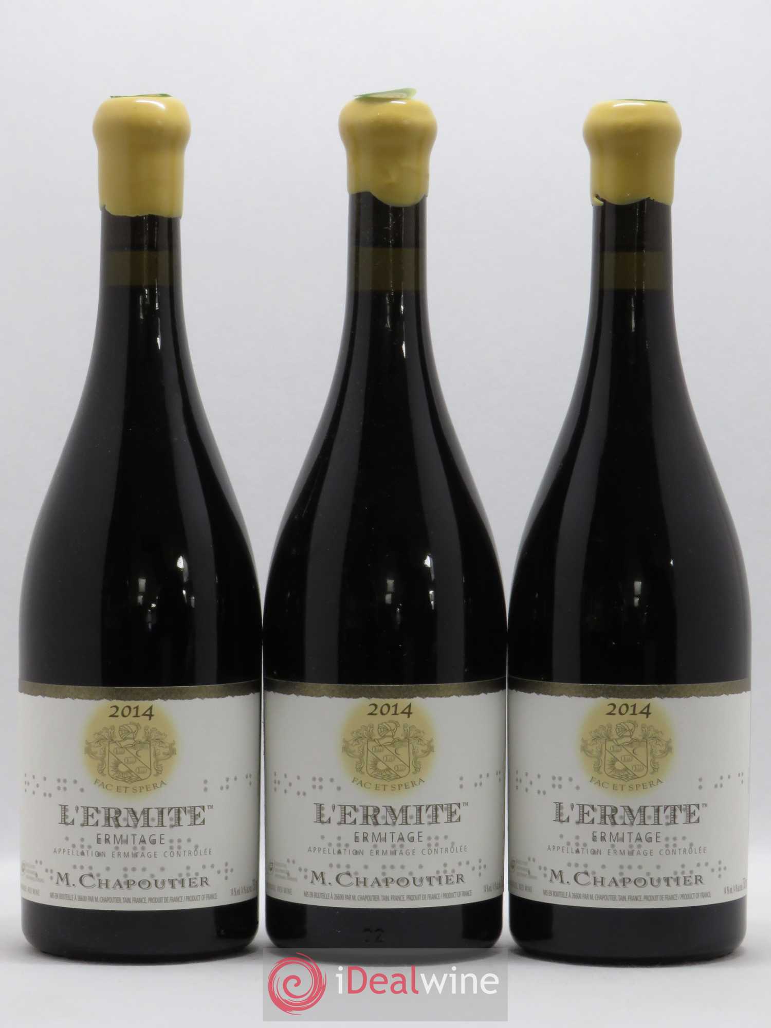 Hermitage Ermitage l'Ermite Chapoutier 2014 - Lot de 6 bouteilles - 1