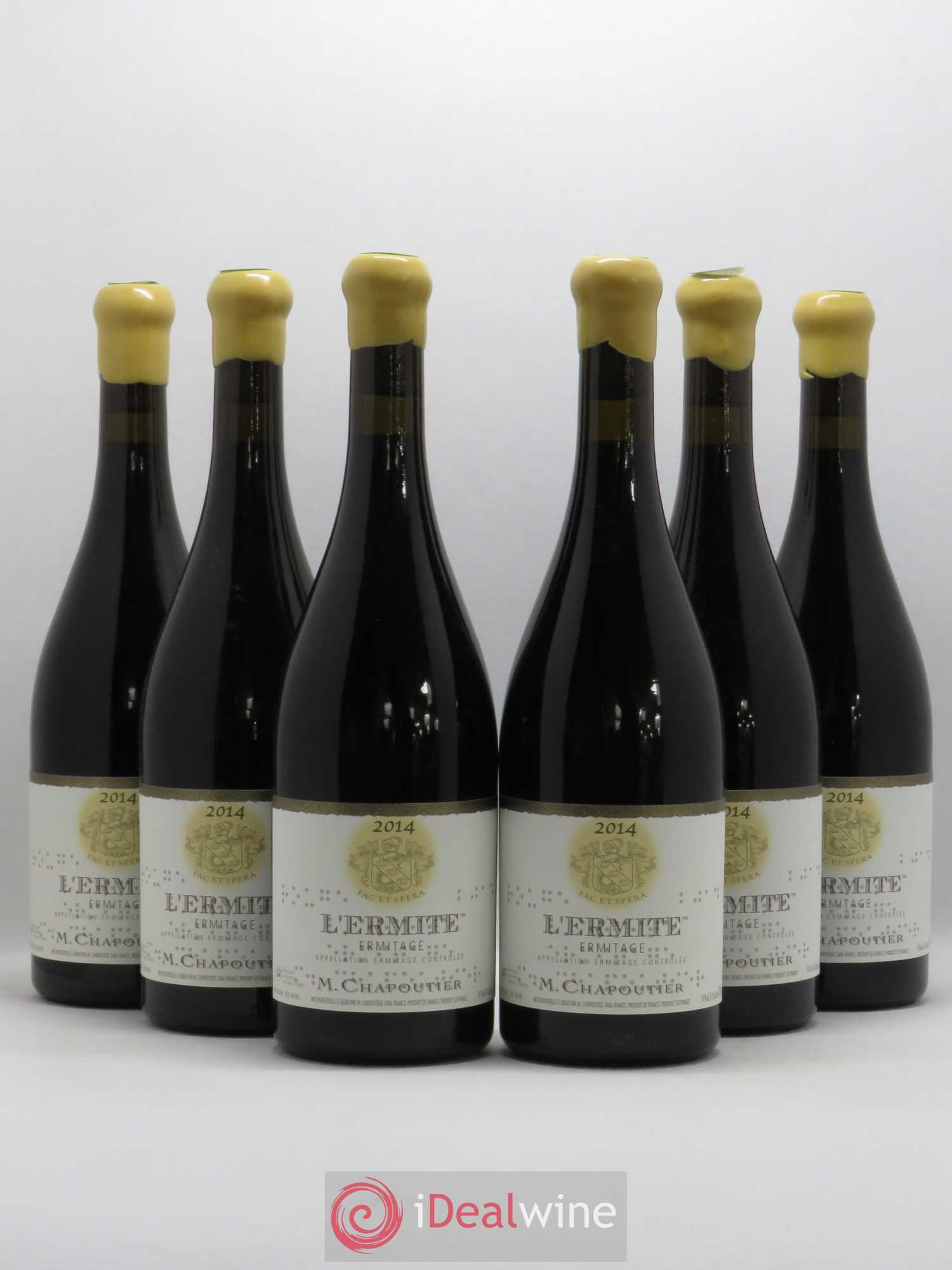 Hermitage Ermitage l'Ermite Chapoutier 2014 - Lot de 6 bouteilles - 0