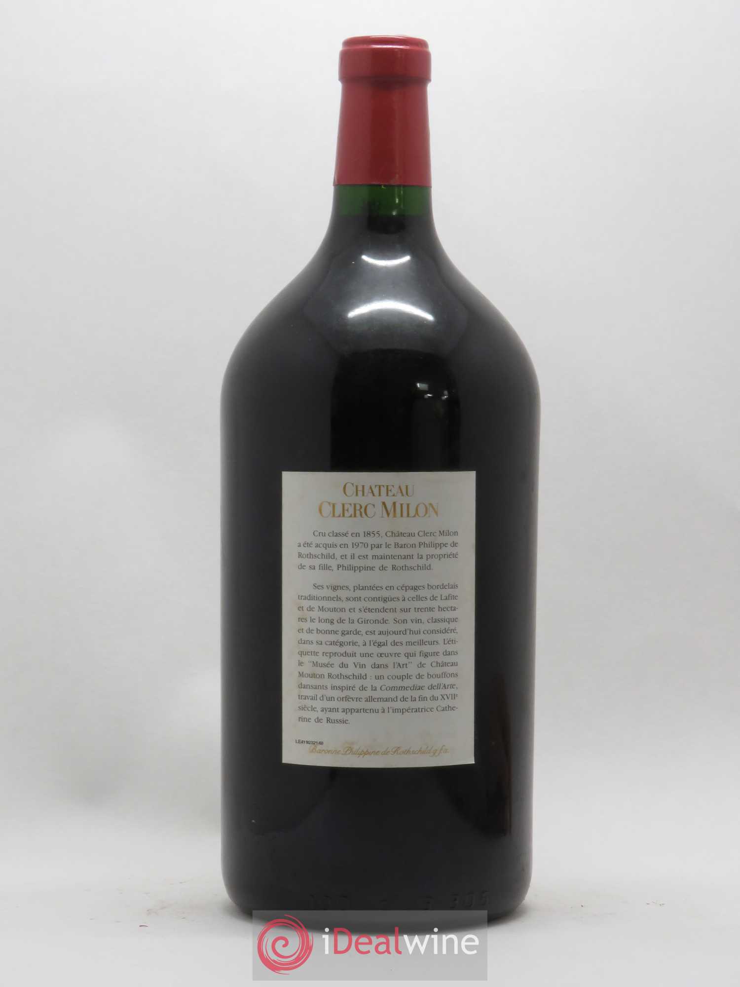 Château Clerc Milon 5ème Grand Cru Classé 1990 - Lot de 1 double magnum - 1