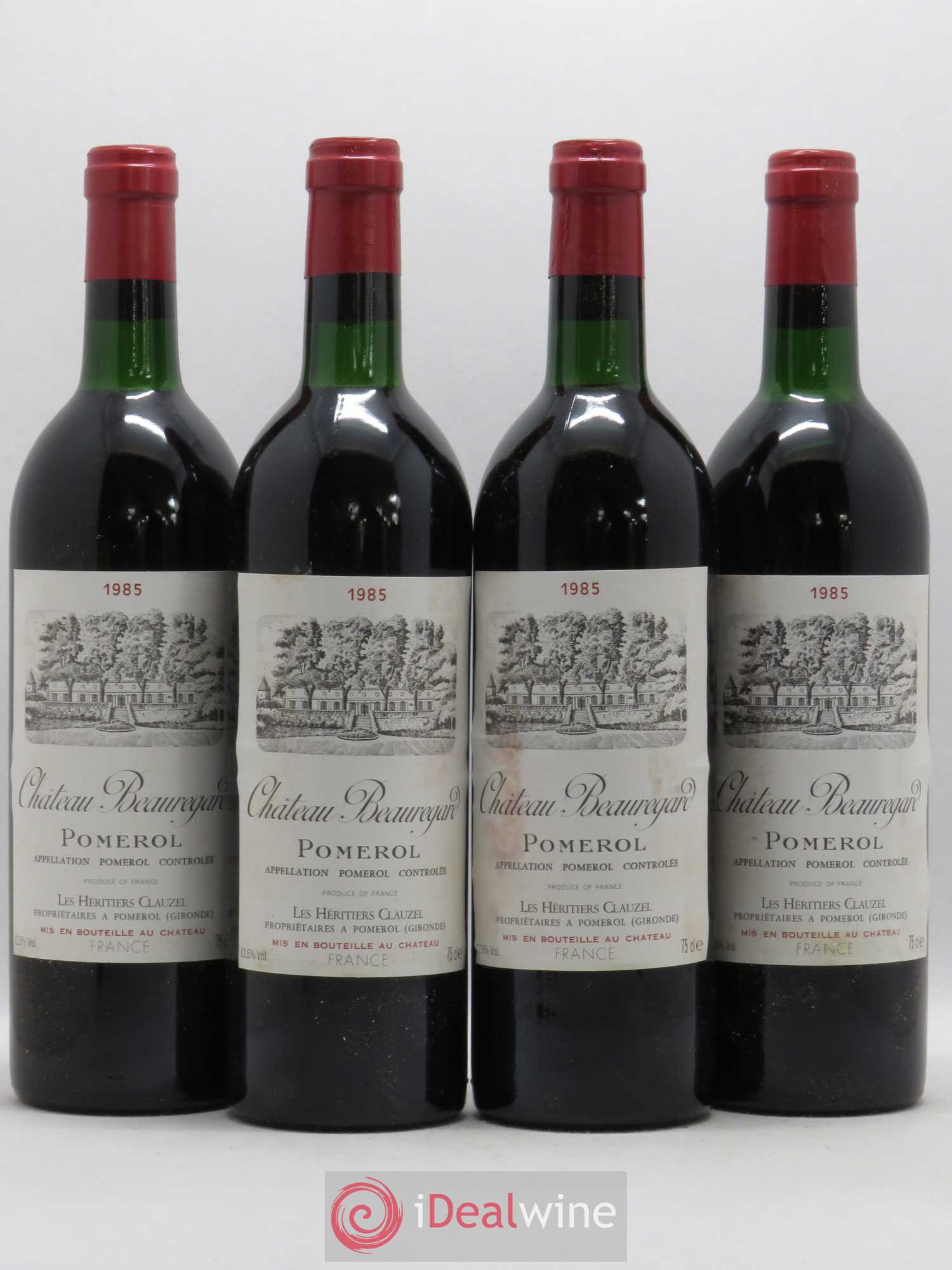 Château Beauregard 1985 - Lot de 4 bouteilles - 0