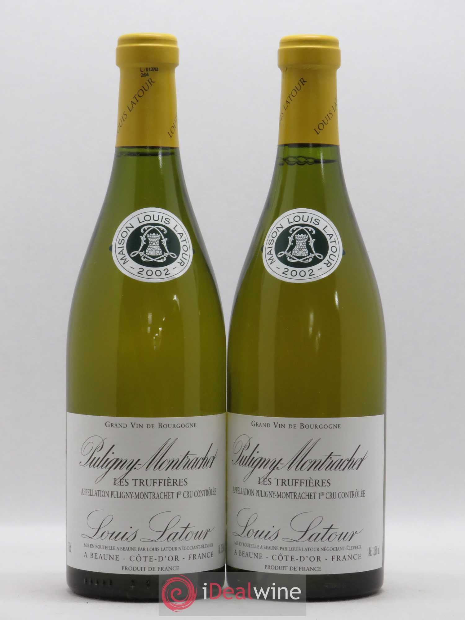 Puligny-Montrachet 1er Cru Les Truffieres Louis Latour 2002 - Posten von 2 Flaschen - 0