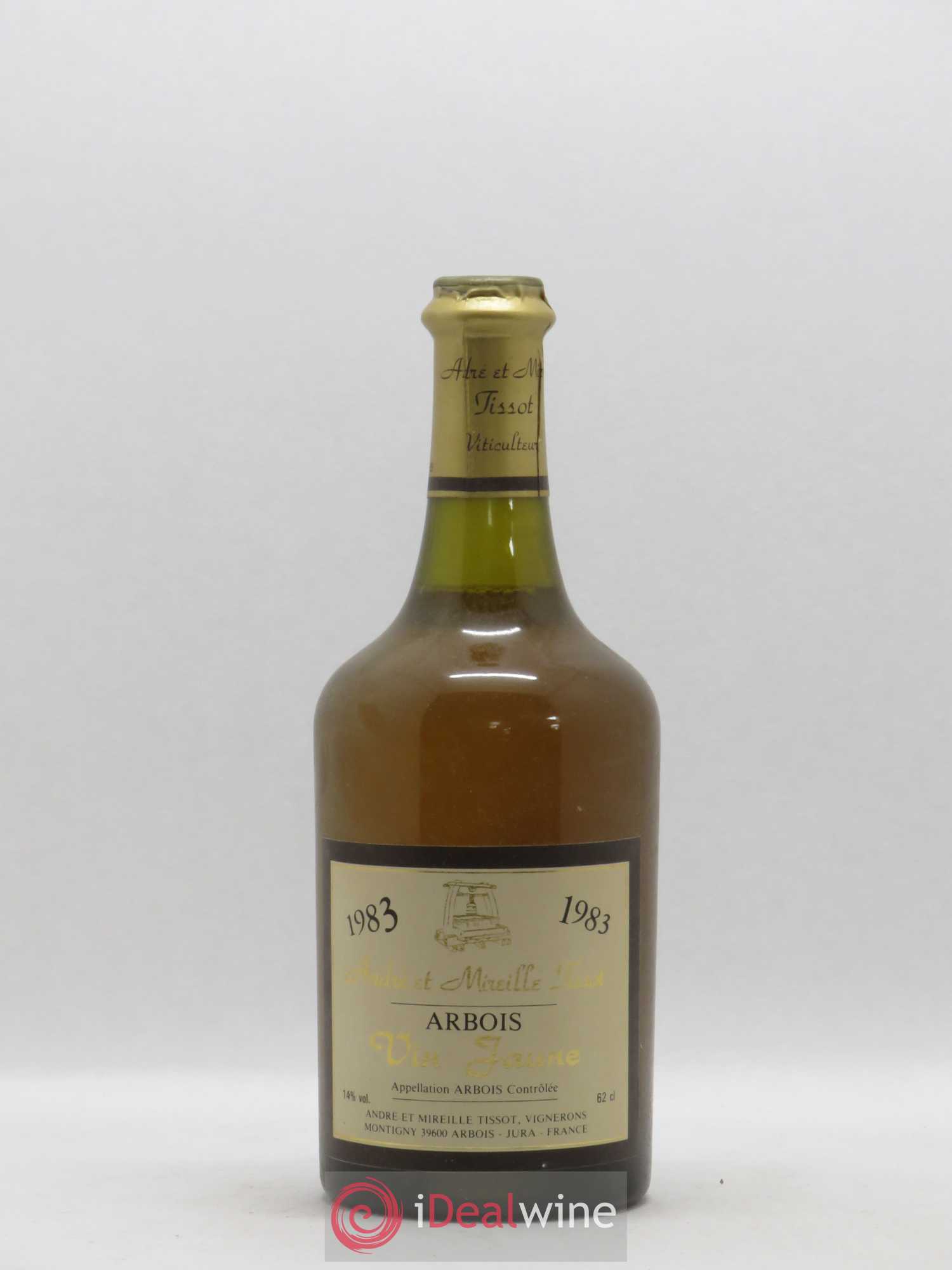Arbois Vin Jaune Domaine André et Mireille Tissot 1983 - Posten von 1 Flasche - 0
